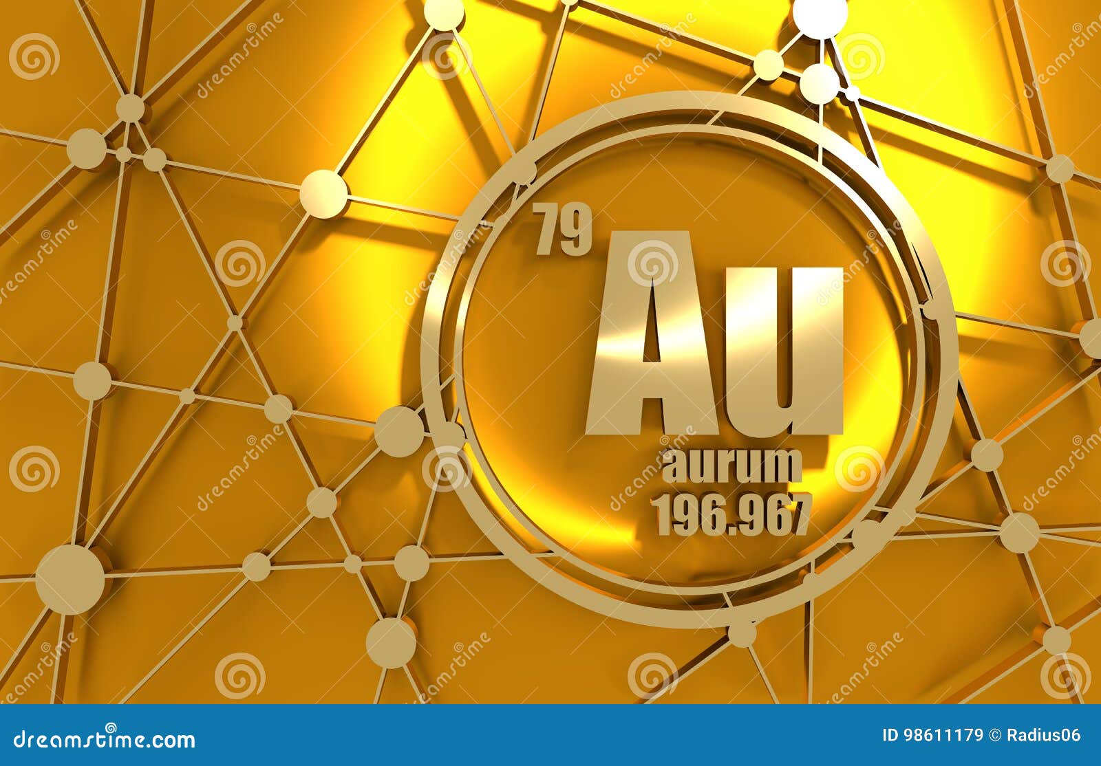 gold element atom gold element atom