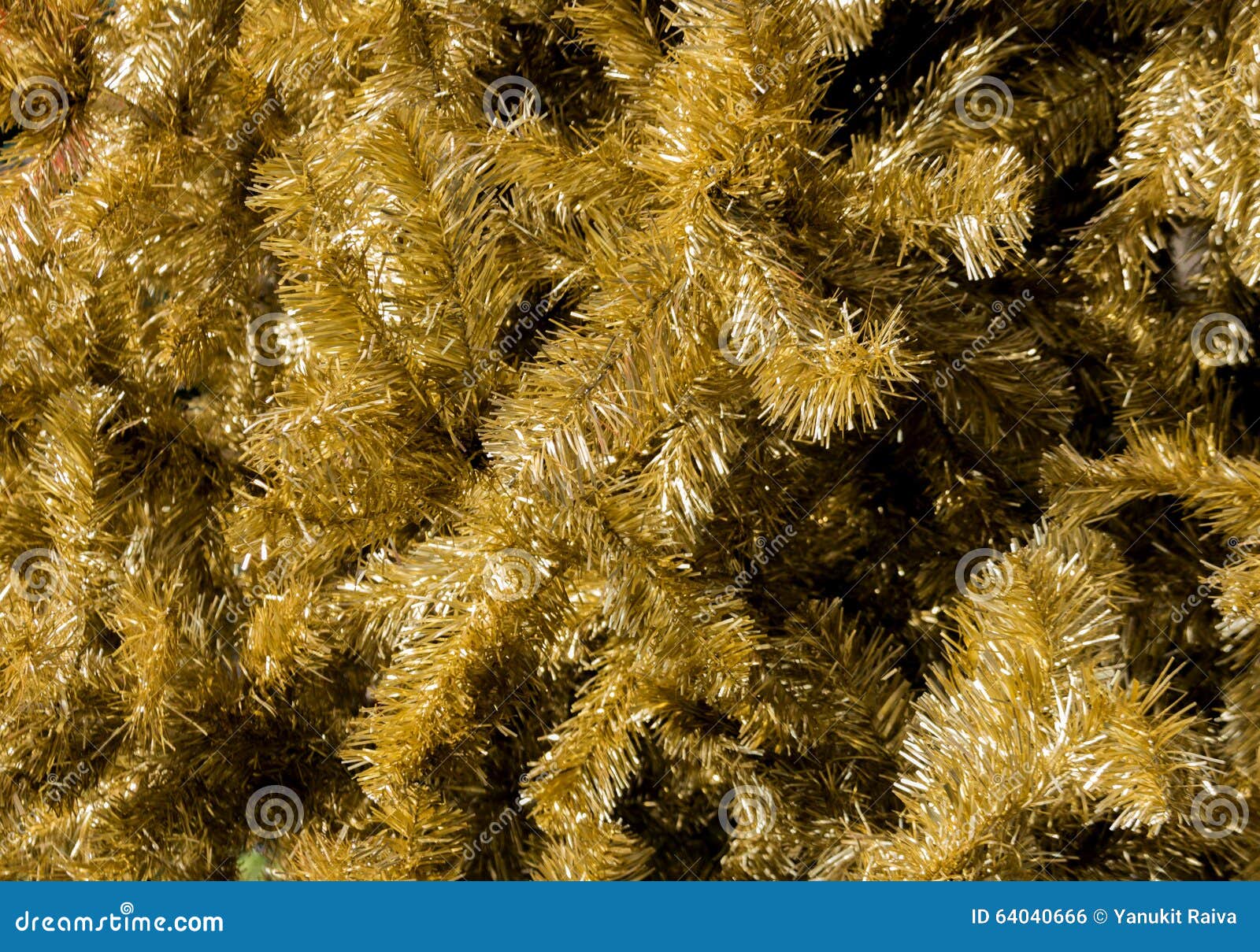 Gold Christmas Tree Texture Background Stock Photo - Image 