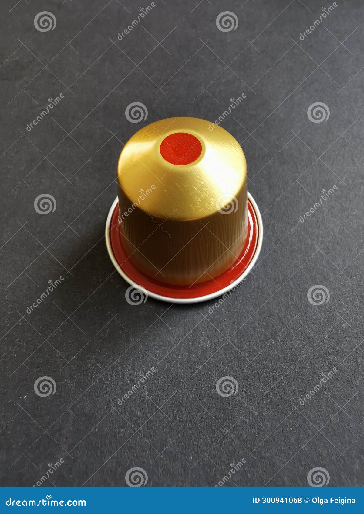 Coffee Capsule And Coffee Machine In Background RoyaltyFree Stock