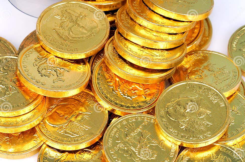 Gold coins stock photo. Image of gold, coin, metal, copper - 8057872