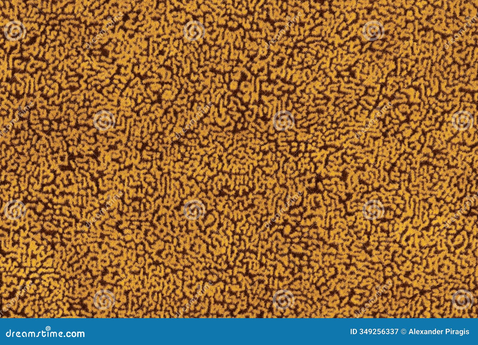 gold colored fabric material short haired fluffy and soft abstract texture background