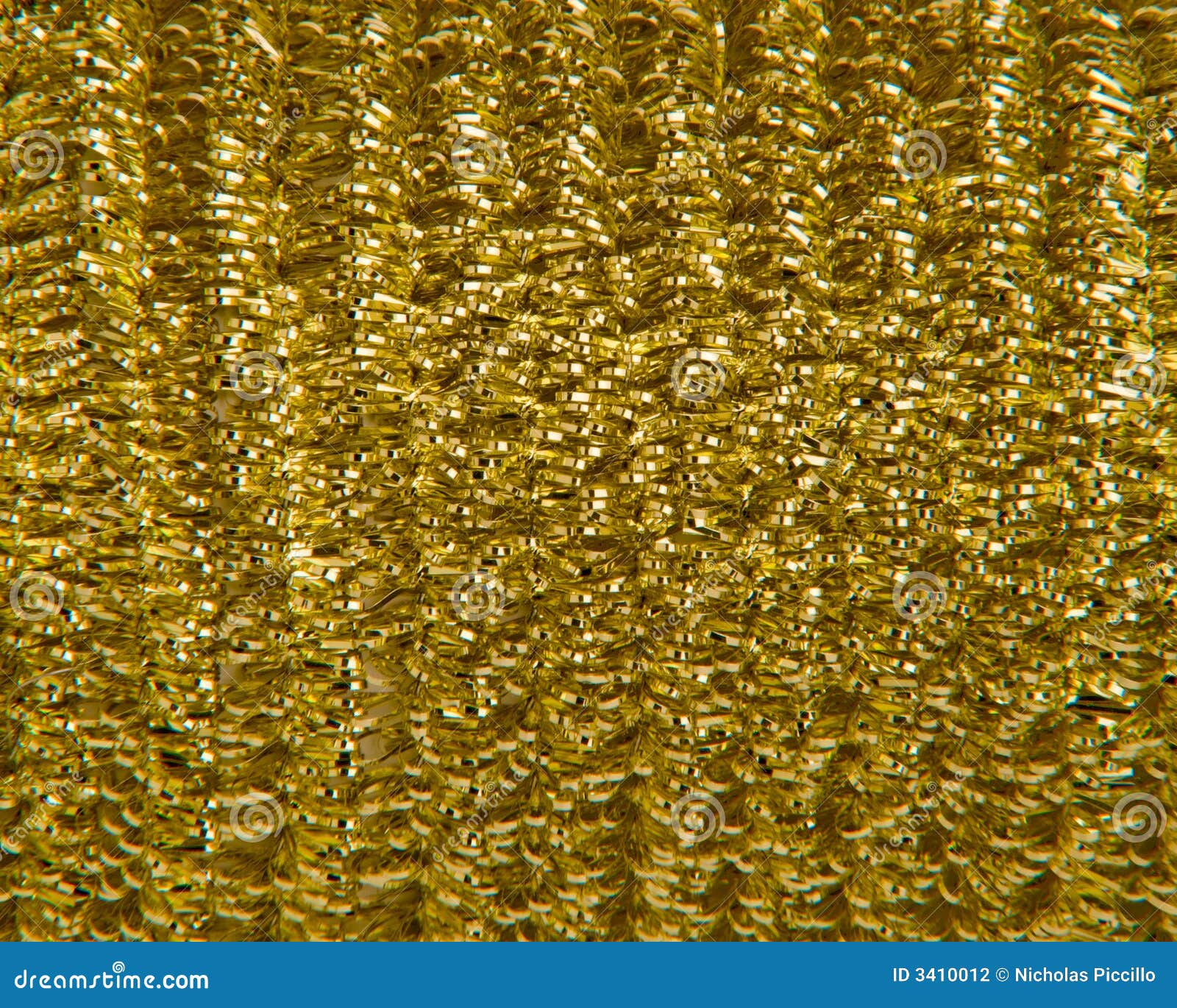 Gold Cord stock photo. Image of metallic, cord, christmas 3410012