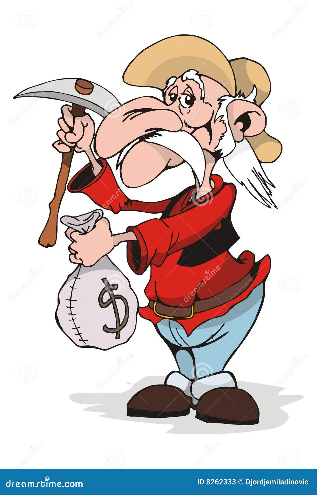 Gold digger cartoon hi-res stock photography and images - Alamy