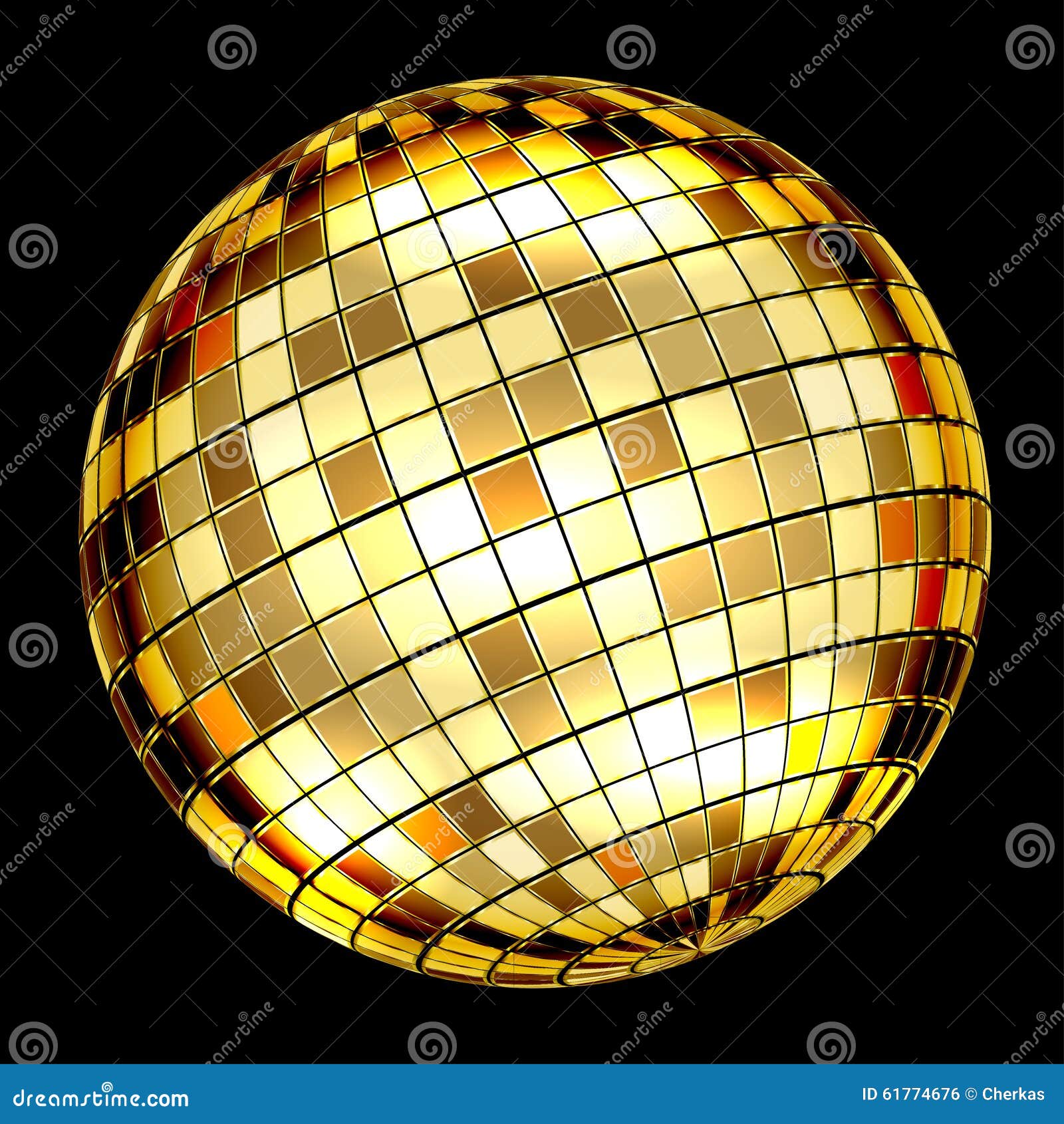 Golden Disco Ball, Vectors