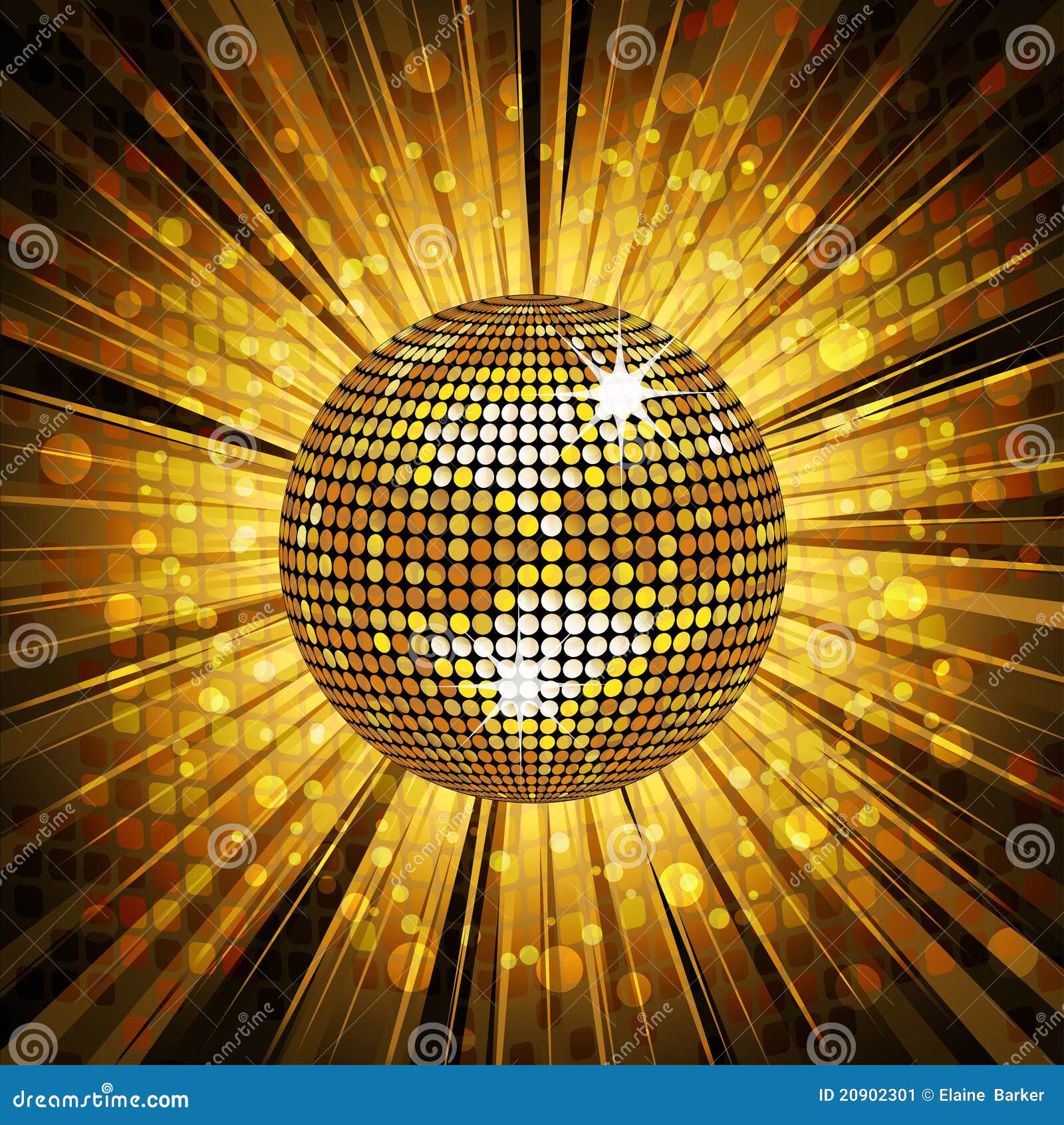 Gold Disco Ball Stock Illustration - Download Image Now - Disco Ball, Gold  - Metal, Gold Colored - iStock