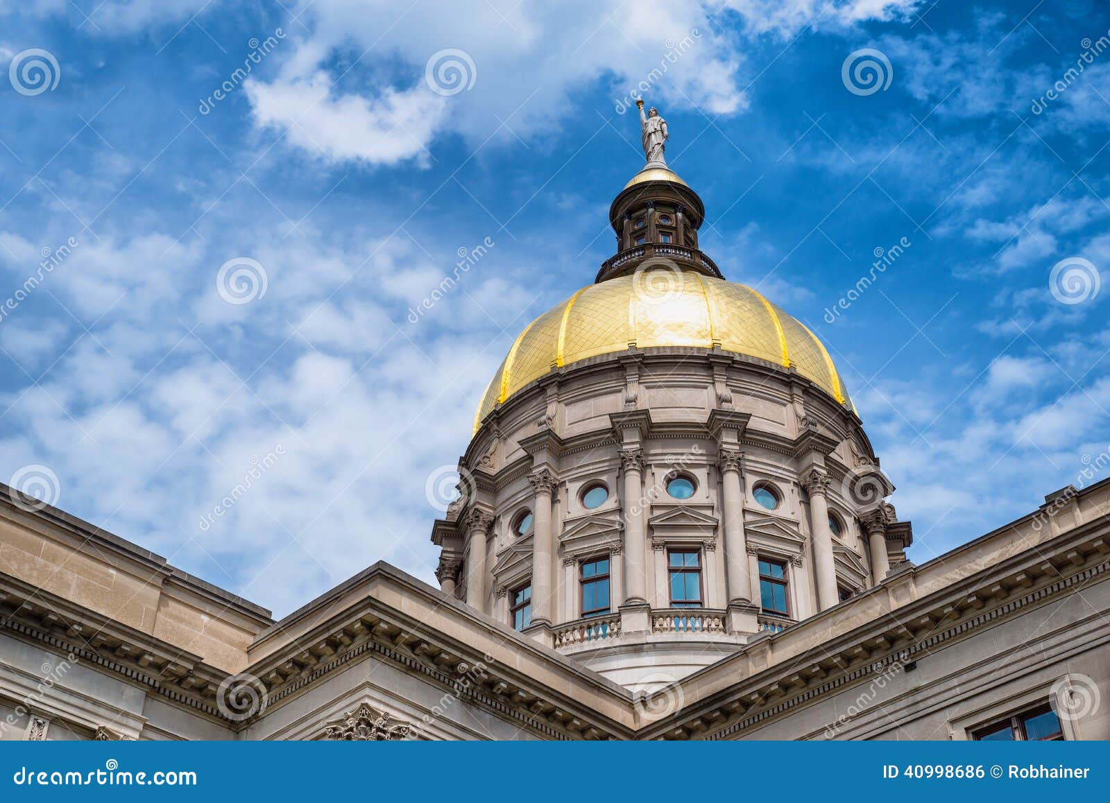 gold dome of georgia capitol