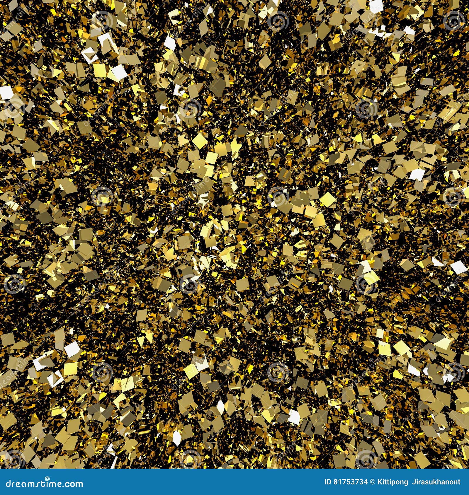 Gold Flake Glitter Background Stock Illustration Illustration of