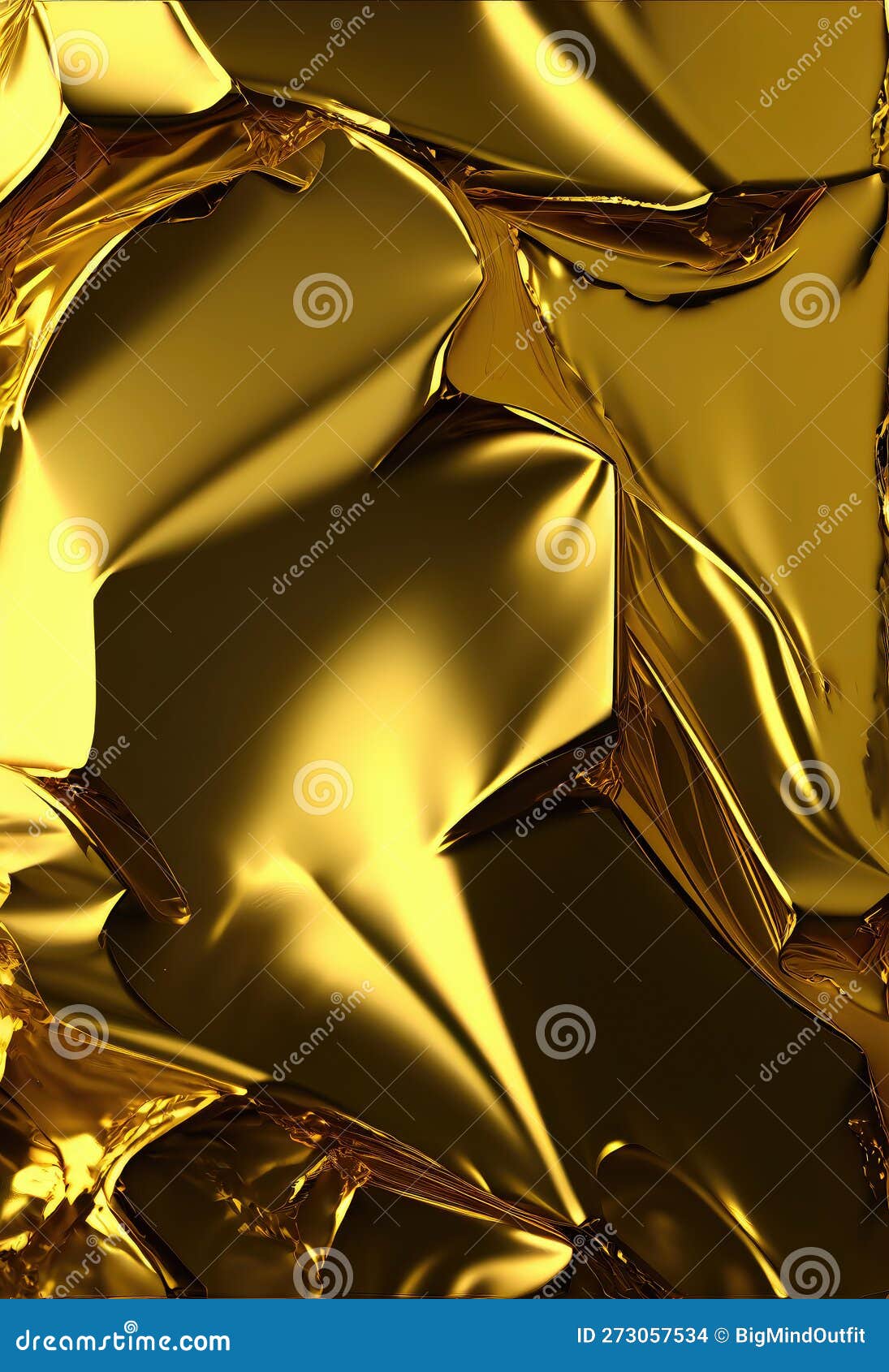 gold folded foil background. abstract foil generaitve ai