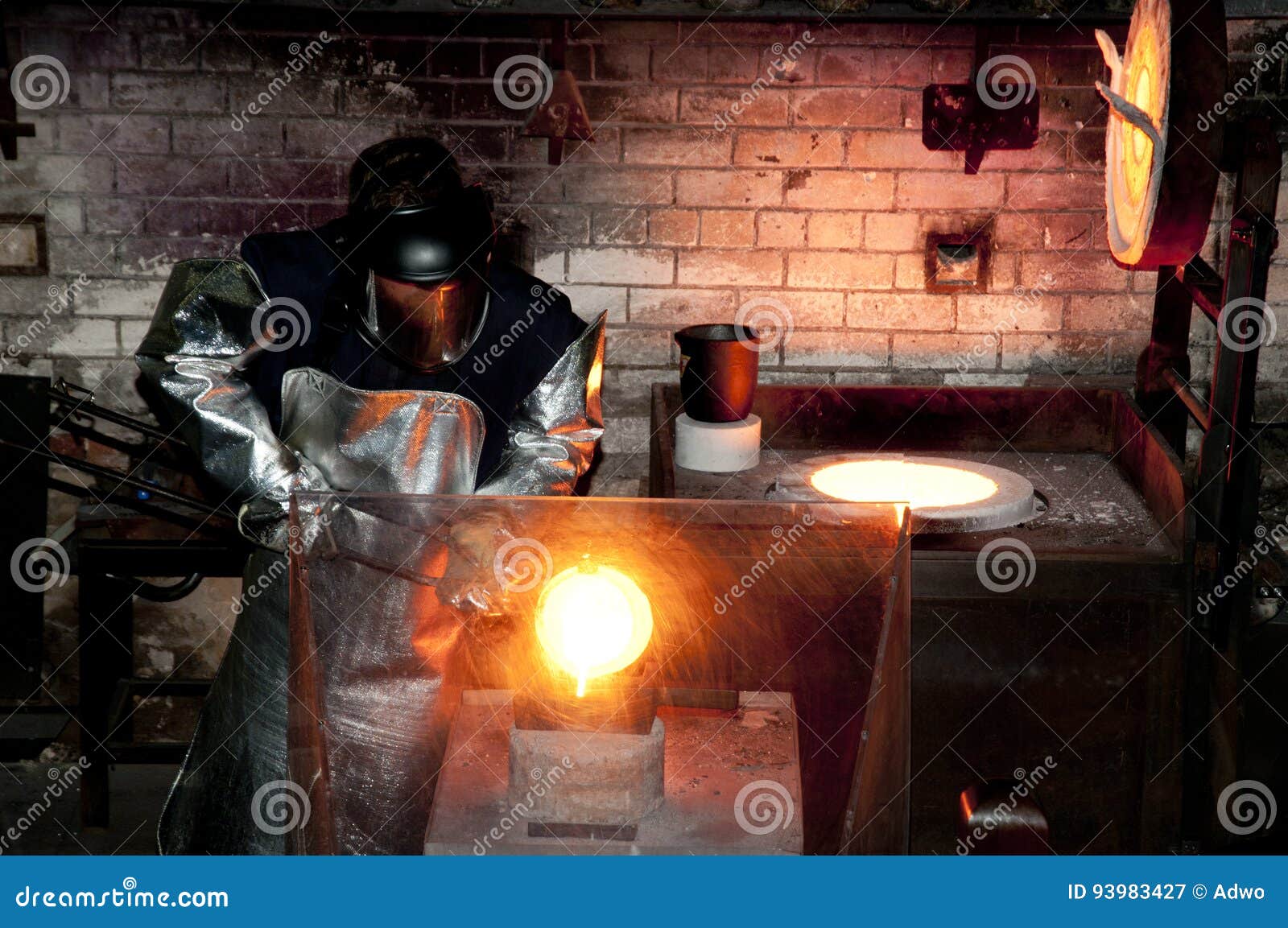 Gold Foundry stock image. Image of australia, manufacturing 93983427
