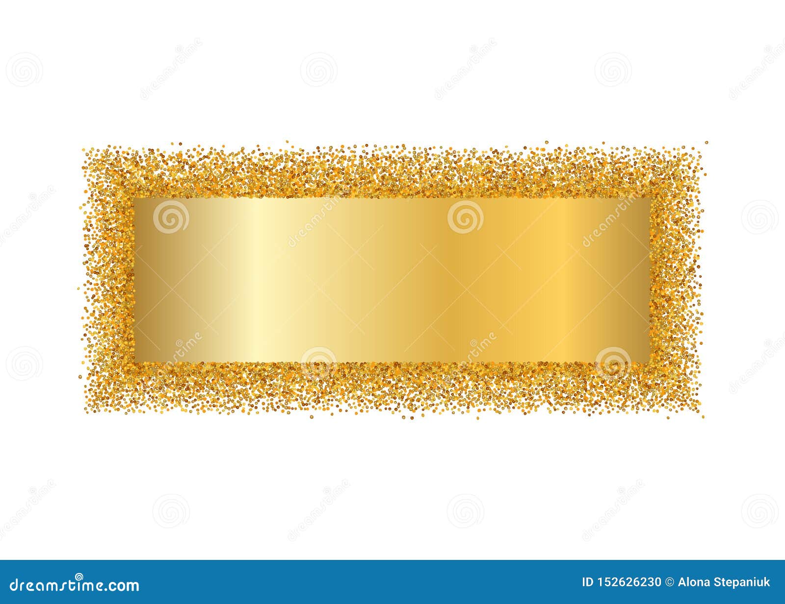 Sparkling gold glitter confetti on simple white background - Pattern Canvas  Print by Better HOME