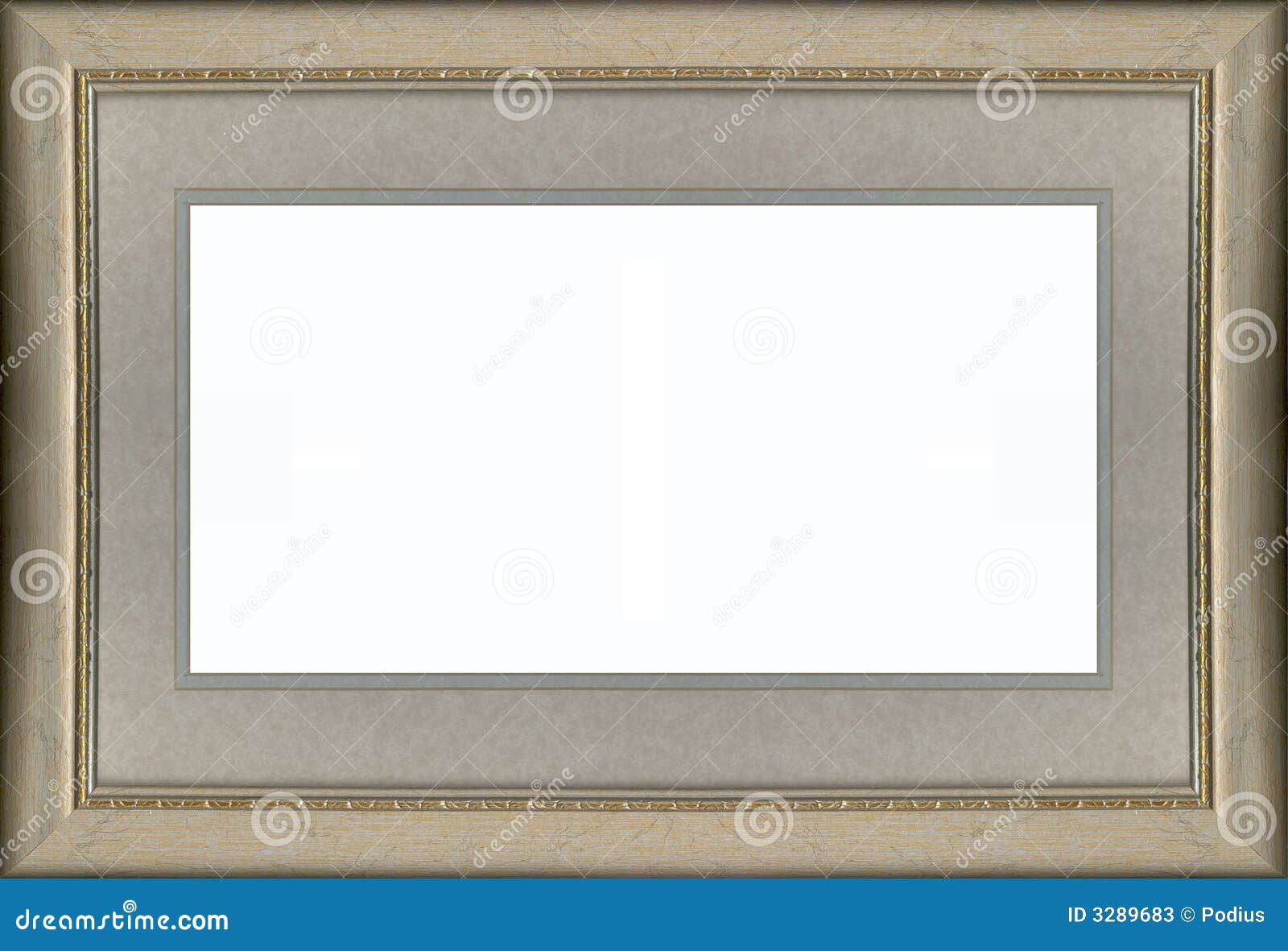 Gold Frame and Mat stock image. Image of gold, golden 3289683