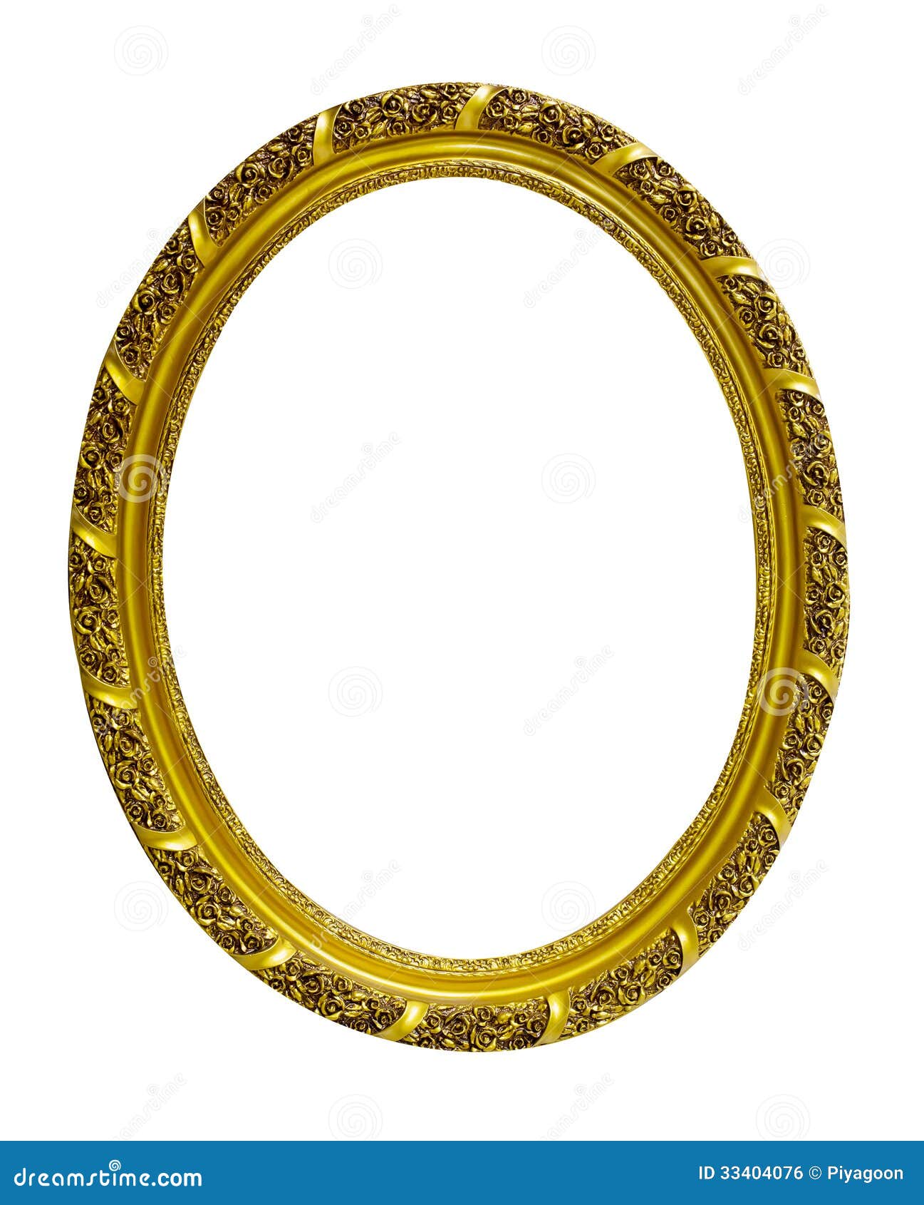 Gold frame on white stock photo. Image of imagery, collection 33404076