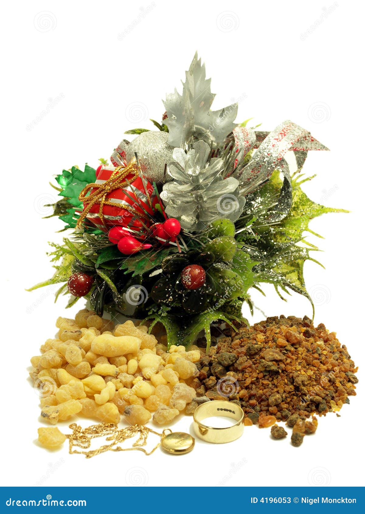 Gold Frankincense and Myrrh Stock Image Image of holy, silver 4196053
