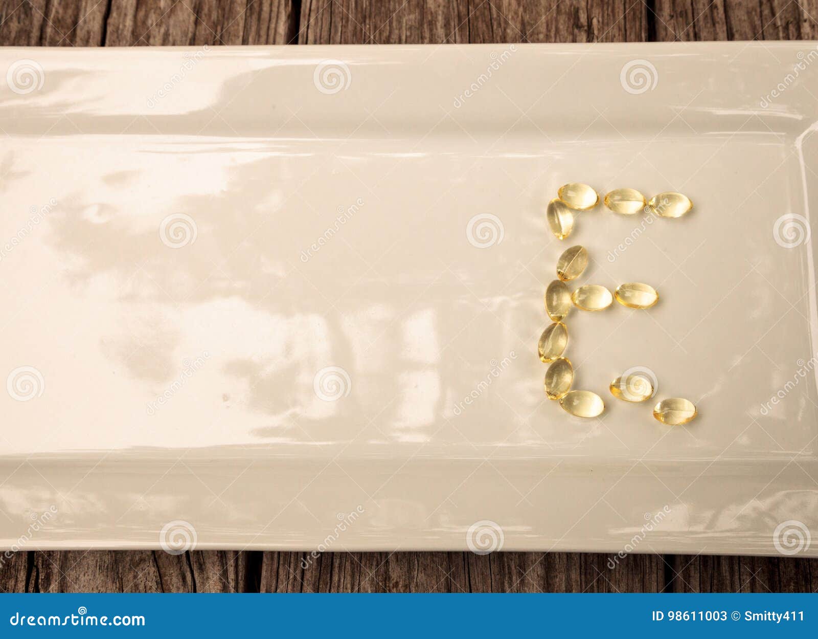 Gold Gel Capsule of Vitamin E Stock Image Image of capsule, capsules