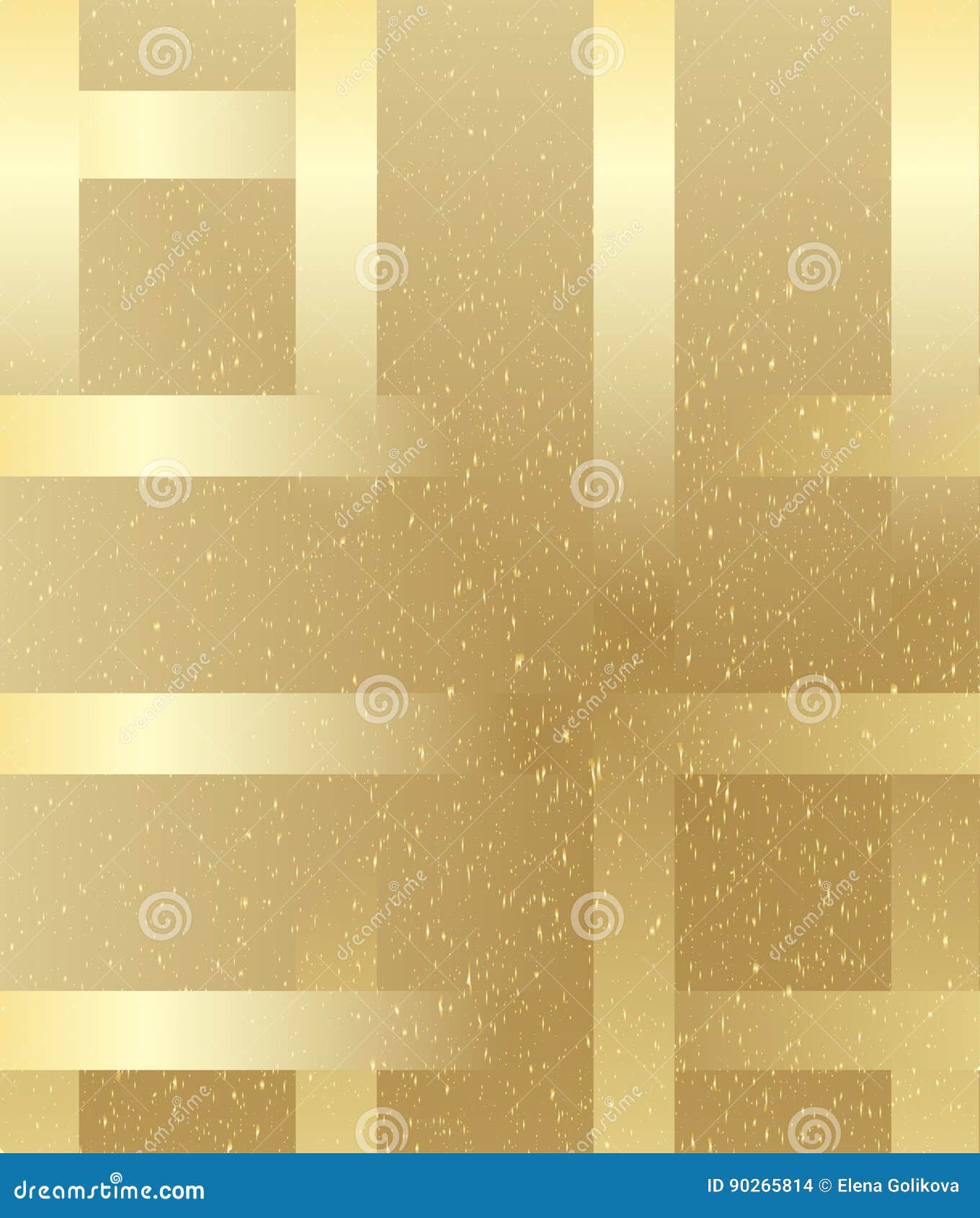 Gold Geometric Speckled Background Stock Vector Illustration of