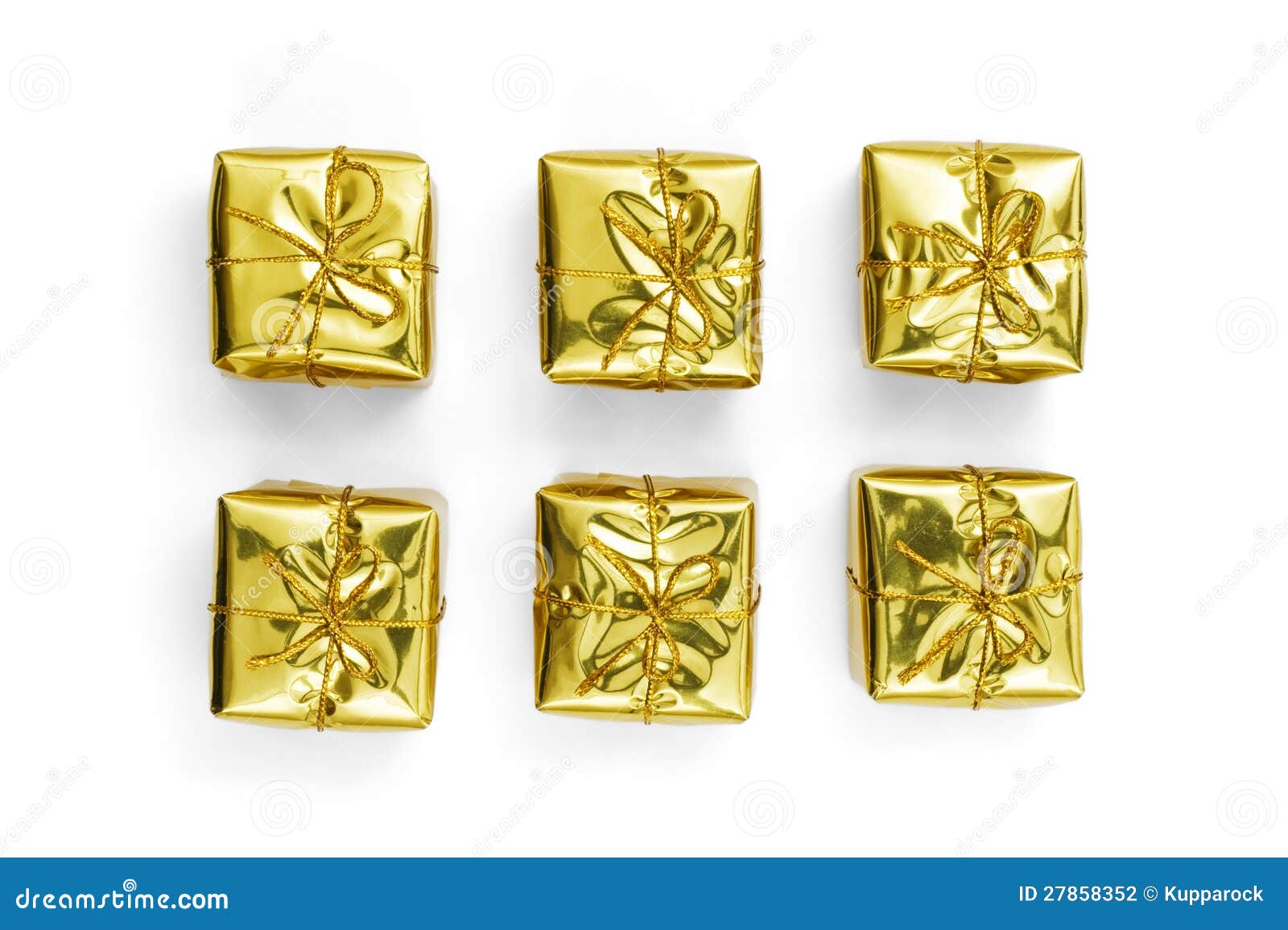 Gold gift box stock photo. Image of ornament, packaging 27858352
