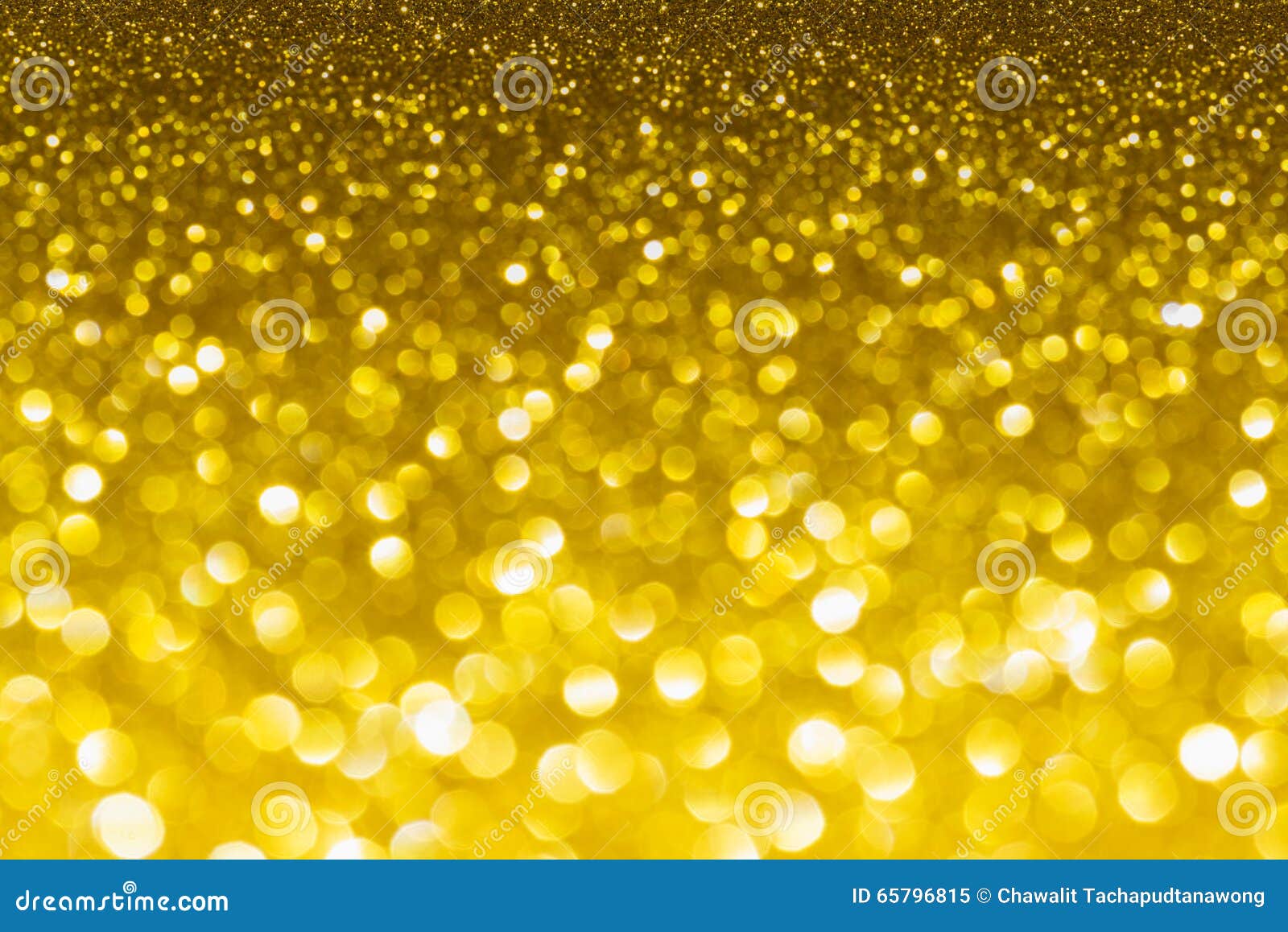 Gold Glitter Bokeh Abstract Background Stock Image Image Of Bright