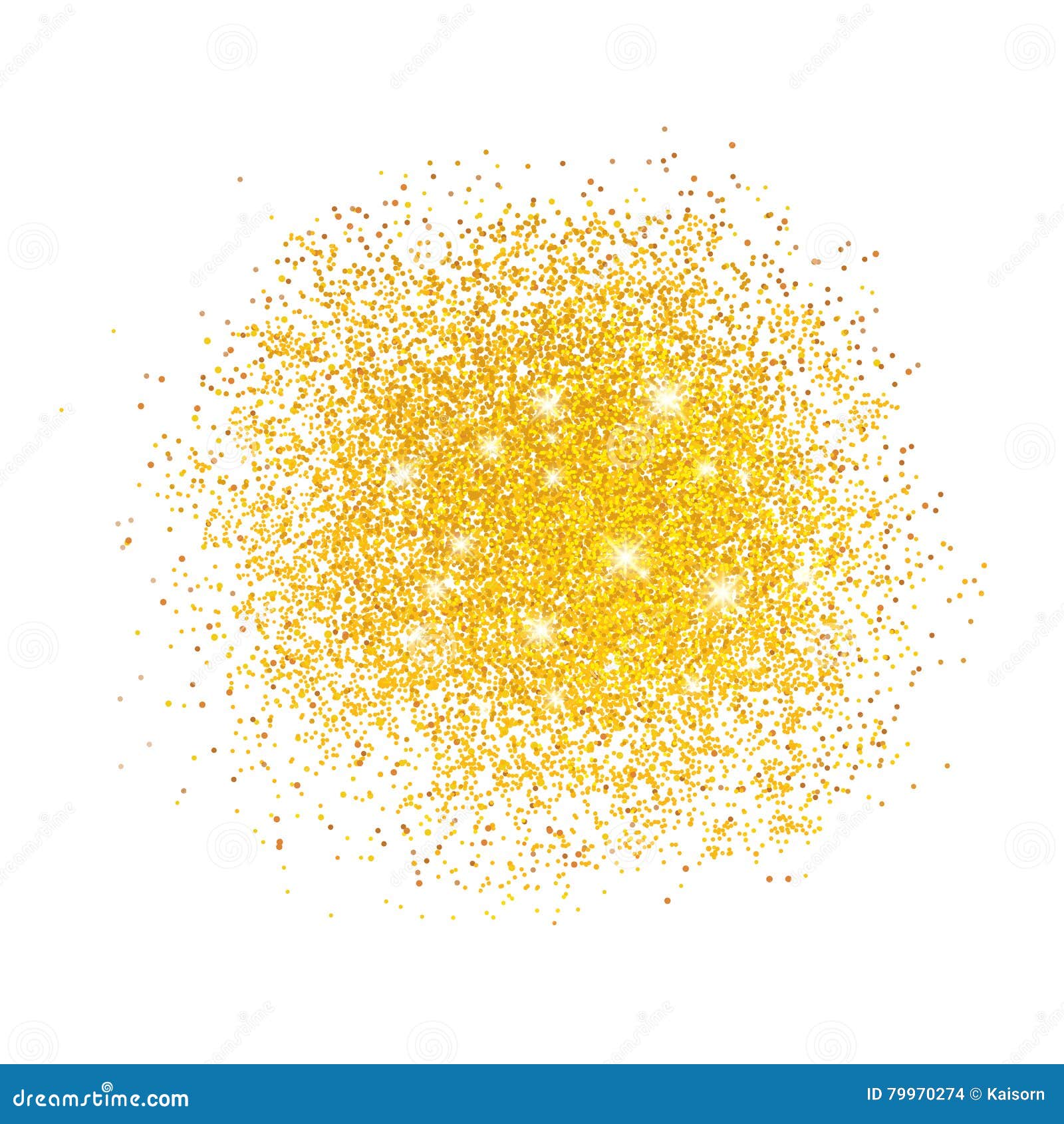 Gold Glitter Particles Background Effect for Lu Stock Vector ...