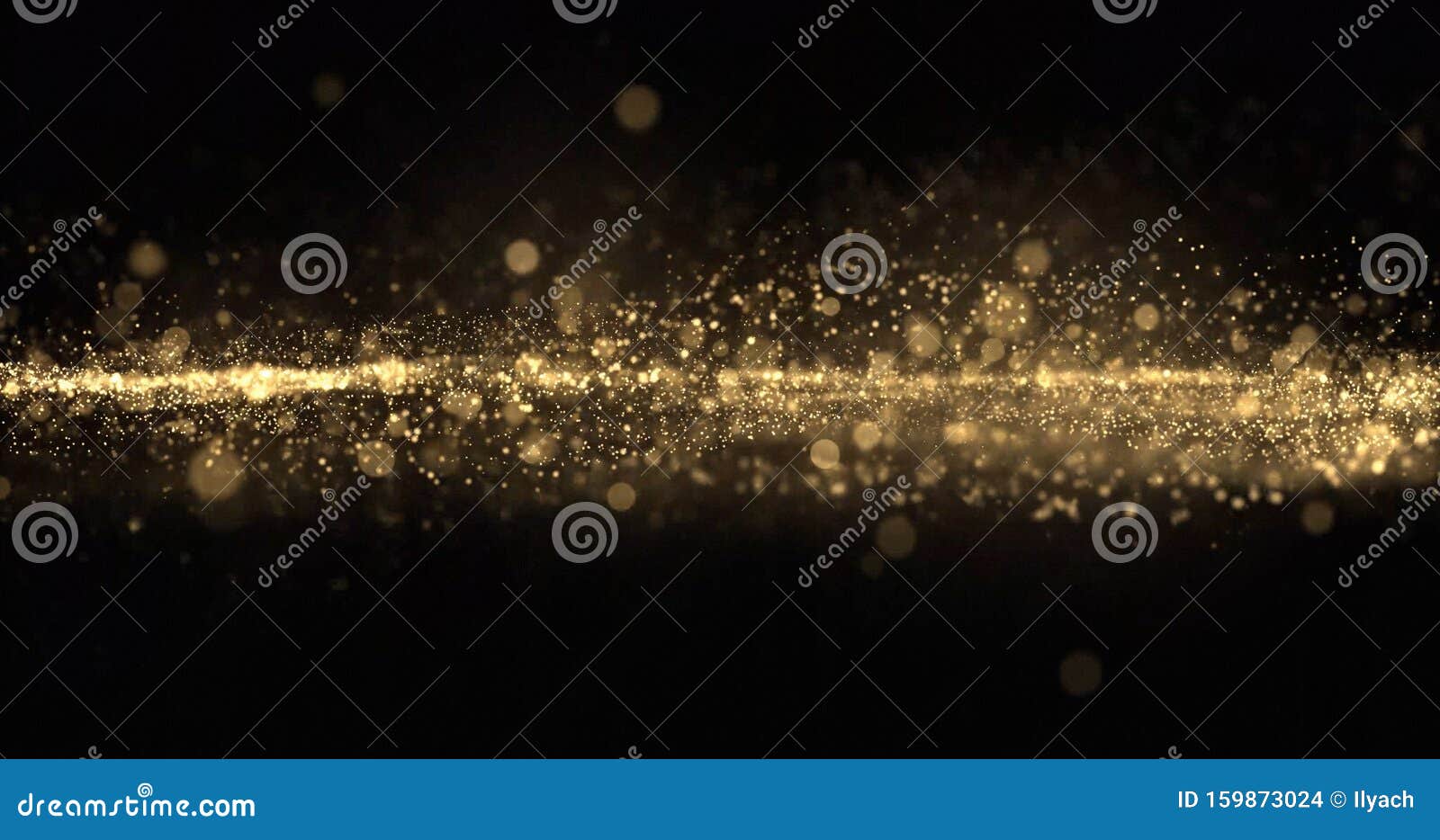 gold glitter particles wave background, shining gold sparks and yellow glittery bokeh light. gold glow and shimmering sparkles