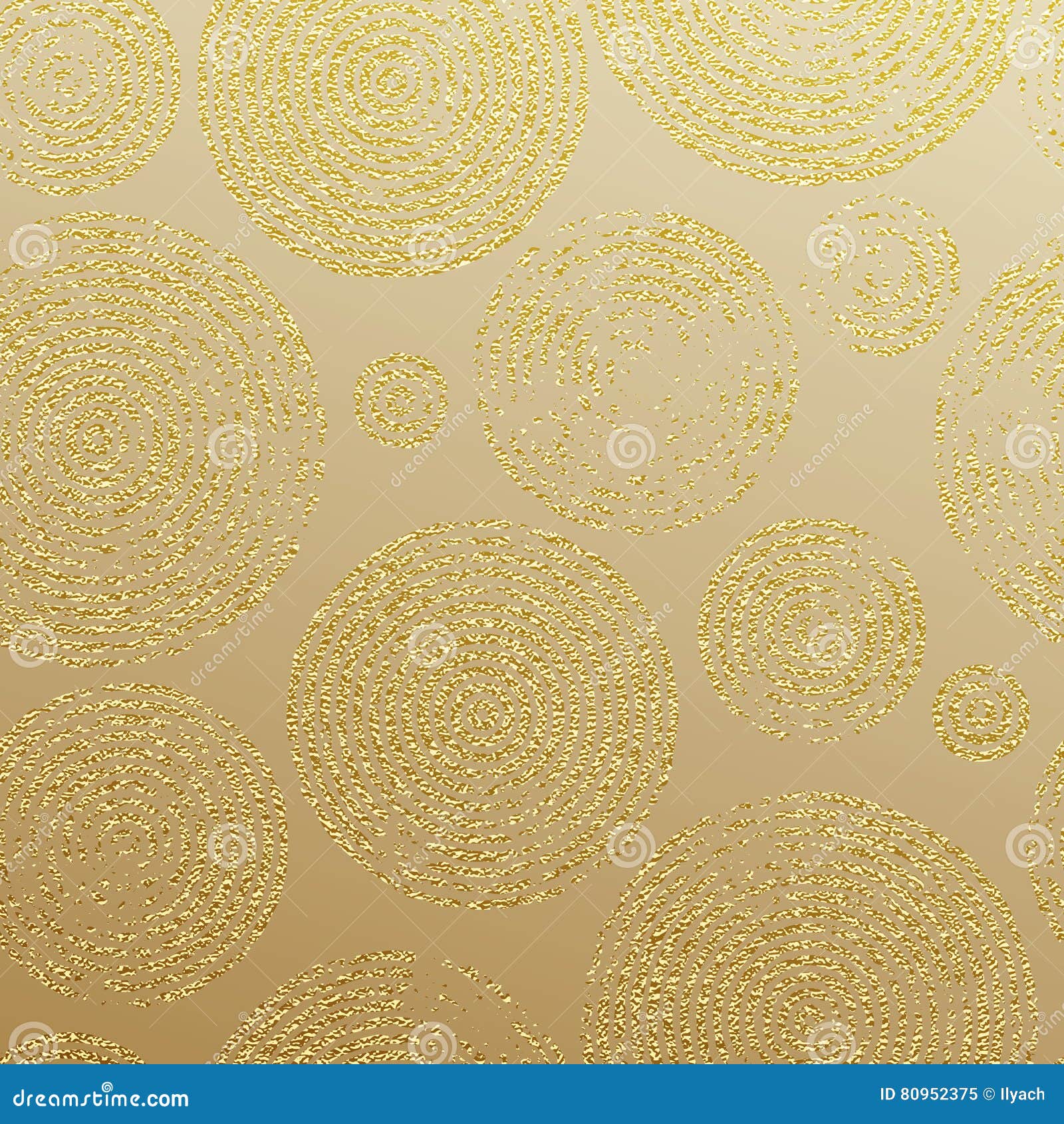 Gold Glitter Rings Luxury Seamless Pattern Wallpaper Stock