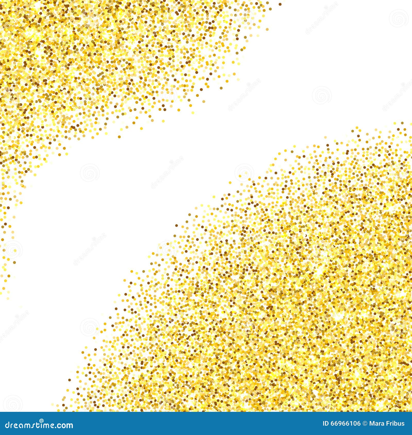 Gold Glitter Textured Corners Stock Vector - Illustration of sequin