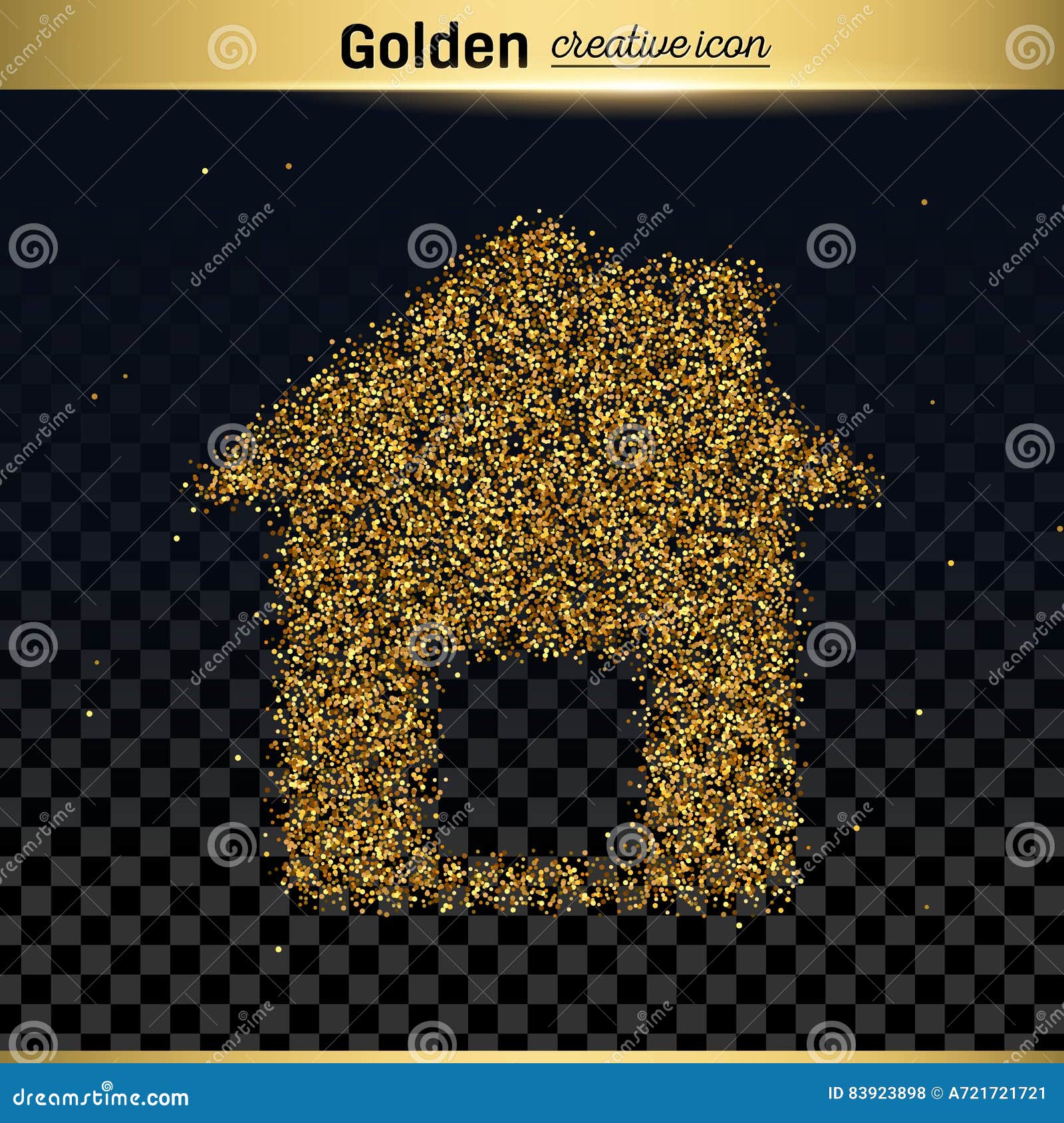 Gold glitter vector icon stock vector. Illustration of door - 83923898