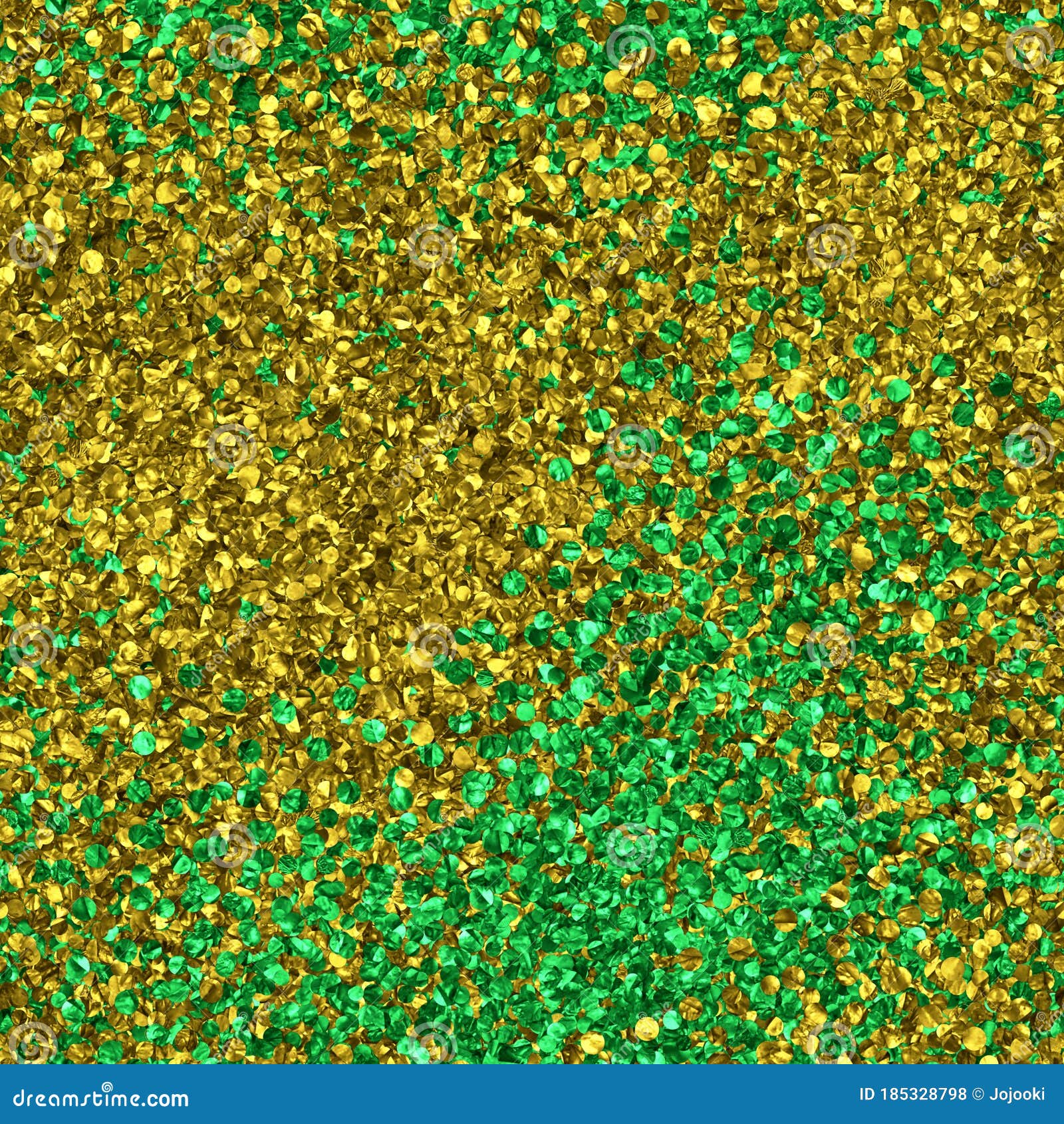 Gold and Green Glitter Seamless Texture, Christmas Background, 3d  Illustration Stock Illustration - Illustration of glittering, metallic:  185328798