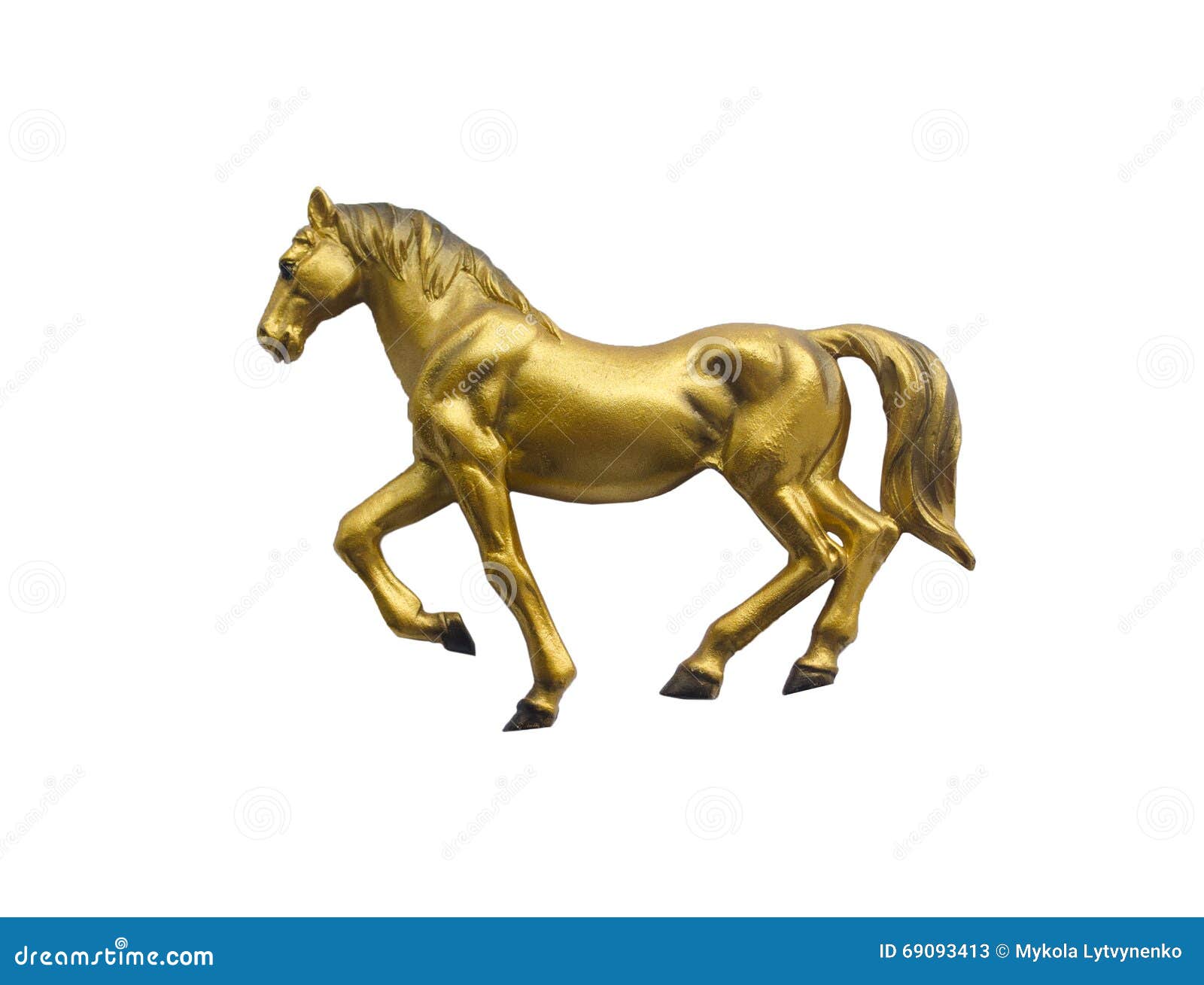 Gold horse stock image. Image of beautiful, gallop, jump 69093413