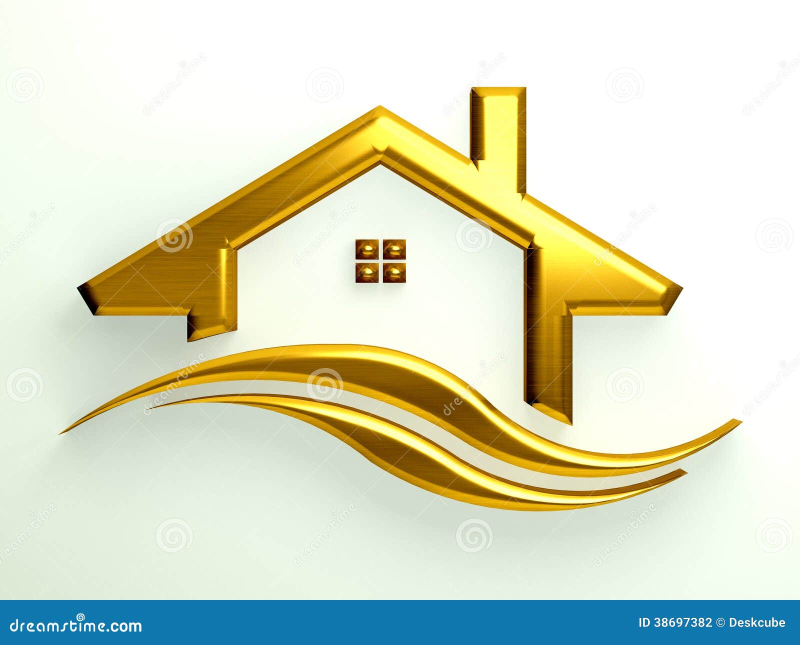 gold house waves logo 38697382