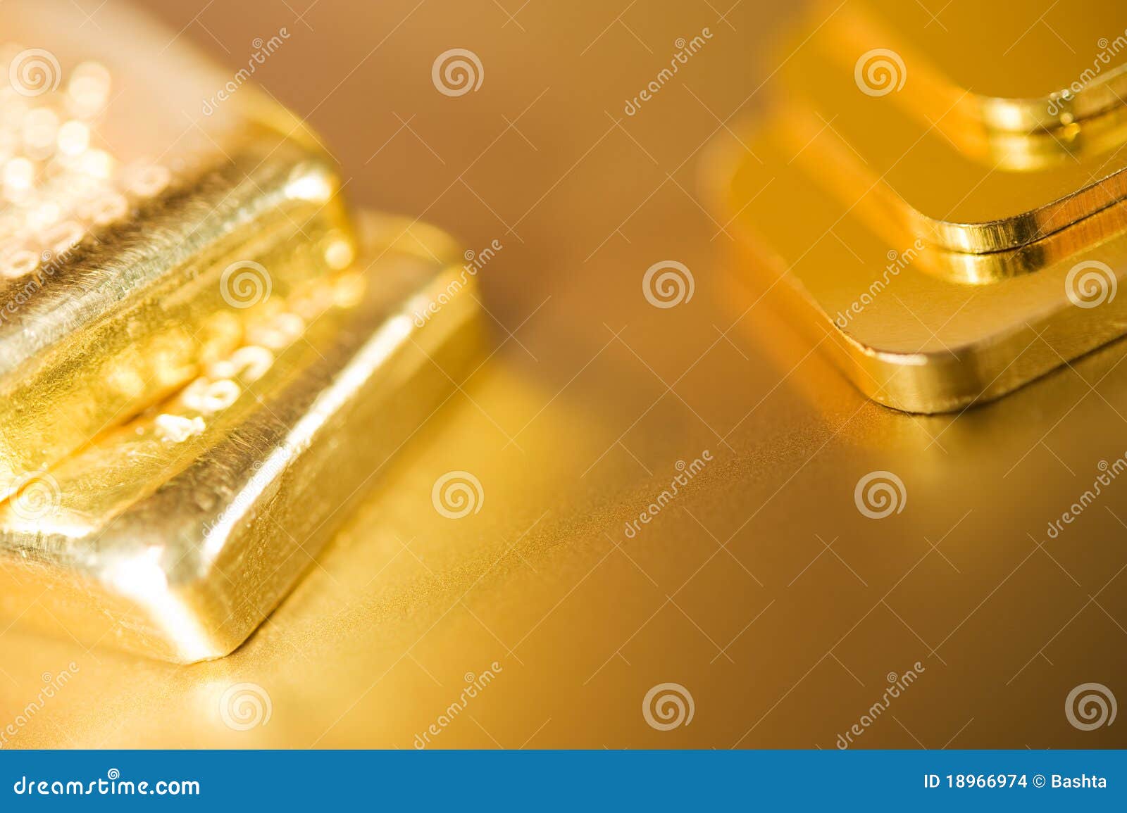 Gold ingots stock photo. Image of closeup, purity, wealth 18966974