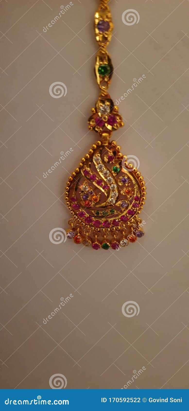 Gold jewellery Ornaments stock photo. Image of ornaments 170592522
