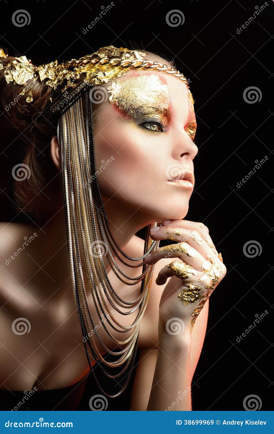 Gold jewelry stock image. Image of face, jewellery, brilliance - 38699969