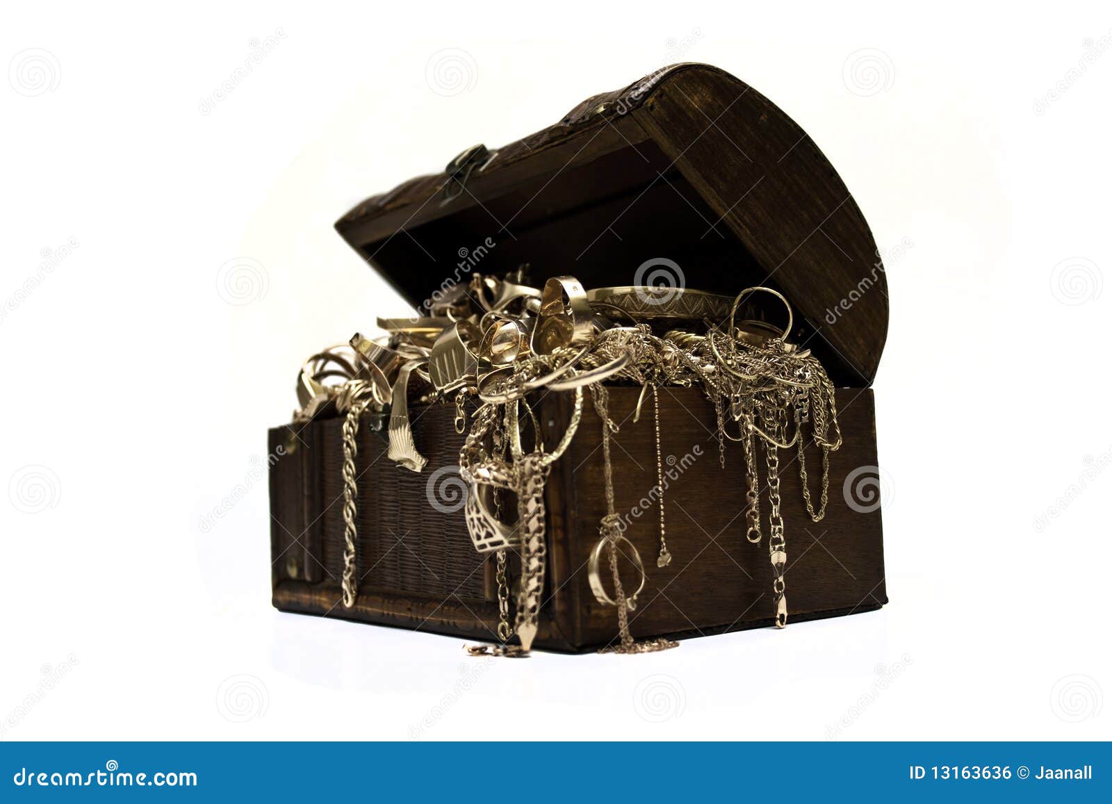 Gold jewelry chest stock photo. Image of hallmark, assortment 13163636
