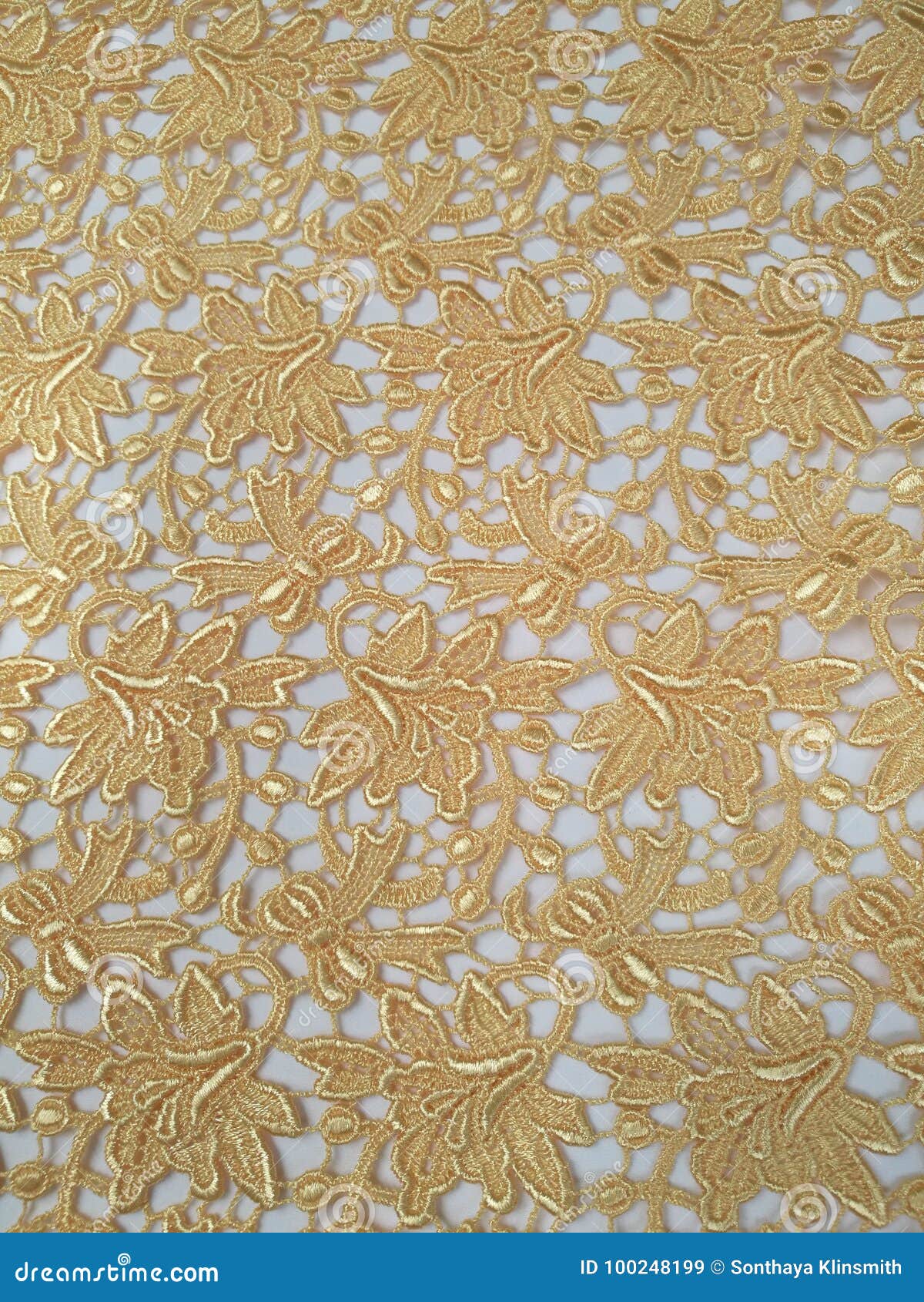 Gold Lace Texture Background Stock Image Image of decoration