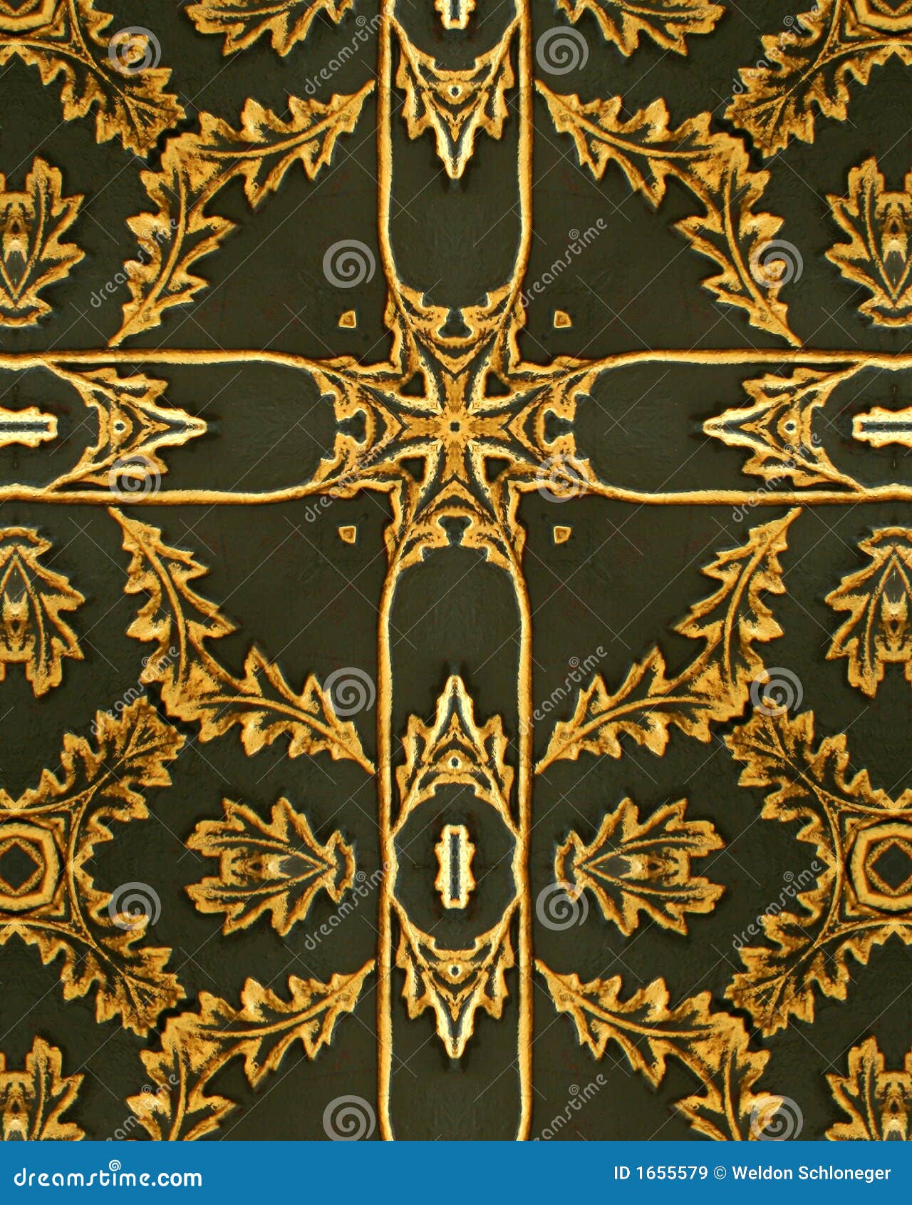 Gold leaf cross stock image. Image of church, restore 1655579