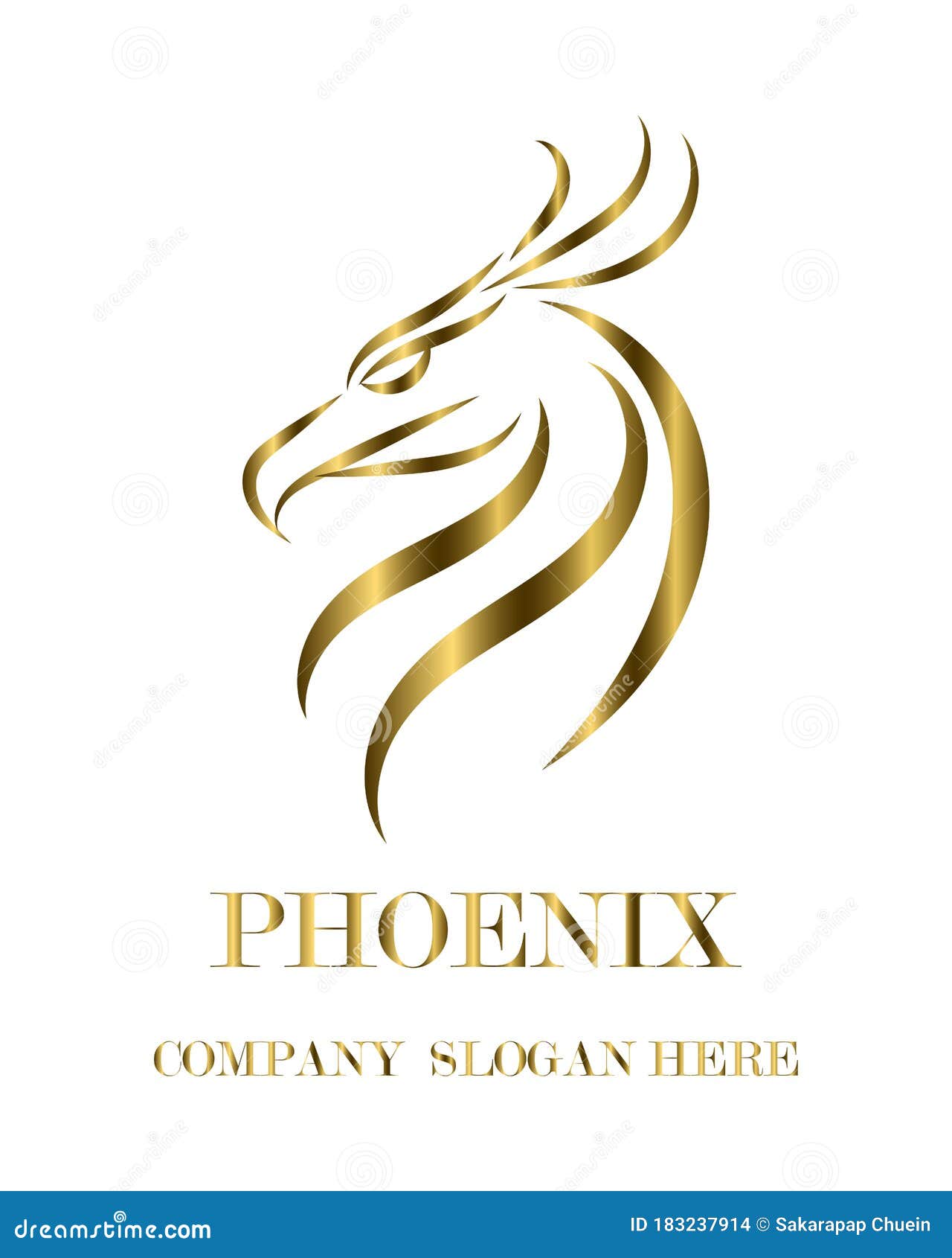 Gold Phoenix Logo Stock Illustrations 648 Gold Phoenix Logo Stock Illustrations Vectors Clipart Dreamstime