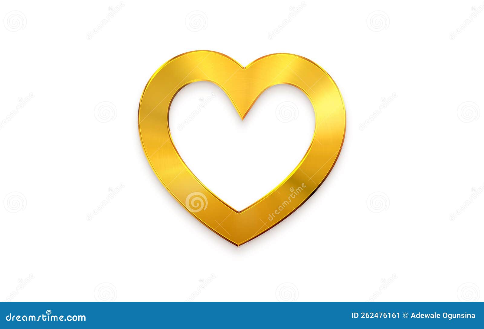 Gold Love stock illustration. Illustration of valentines 262476161