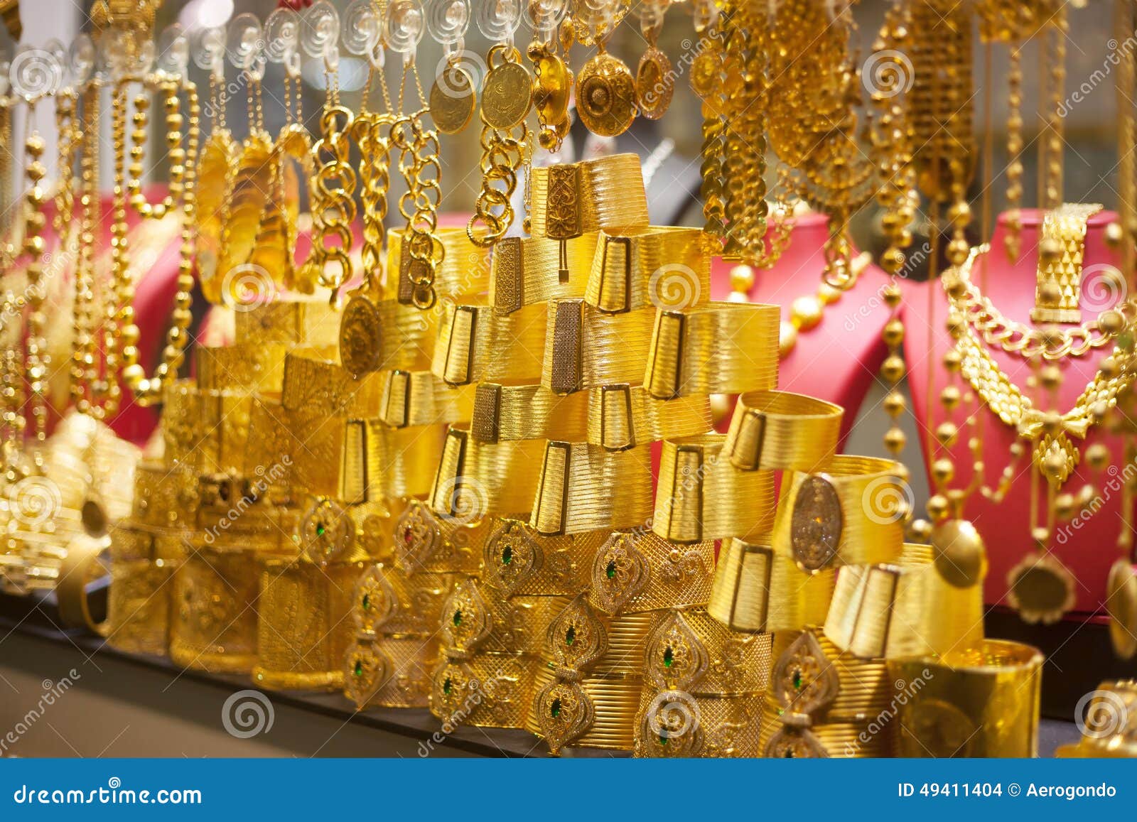 Gold market stand stock photo. Image of holiday, golden 49411404