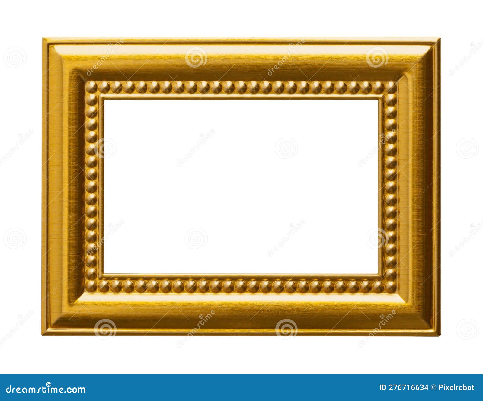 Gold Metal Frame stock photo. Image of metal, border 276716634