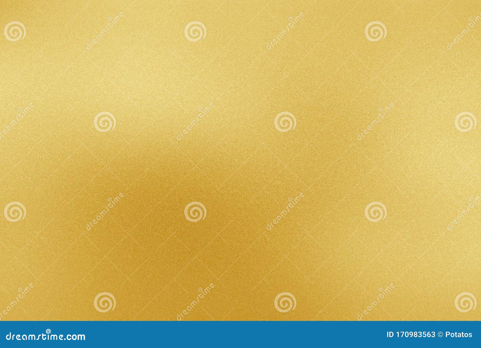 gold metal texture background. golden shiny metallic plate textured flat surface with smooth light reflection
