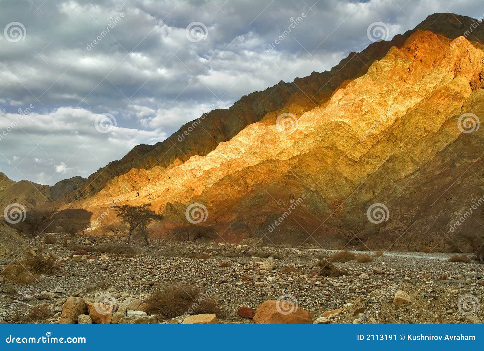 Gold mountain stock image. Image of long, destinations - 2113191