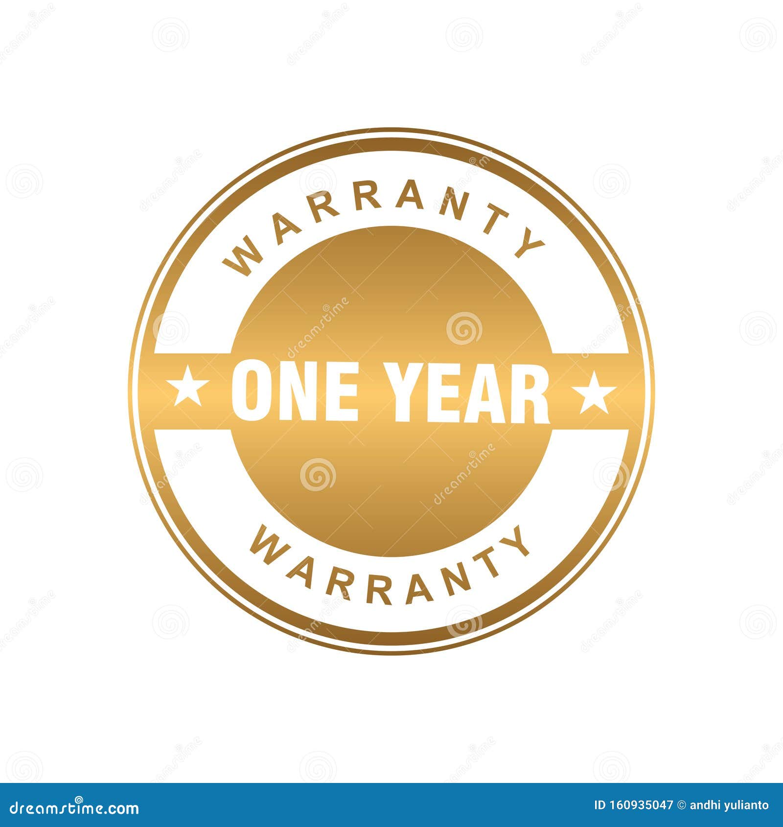 gold-one-year-warranty-badge-or-medal-for-product-attribution-vector