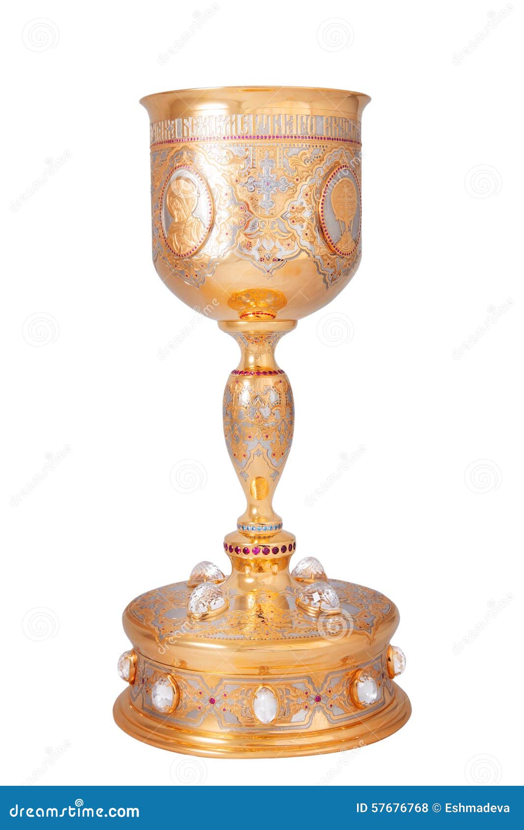 Golden Orthodox Altar Chalice Stock Photo Image of spiritual, prayer