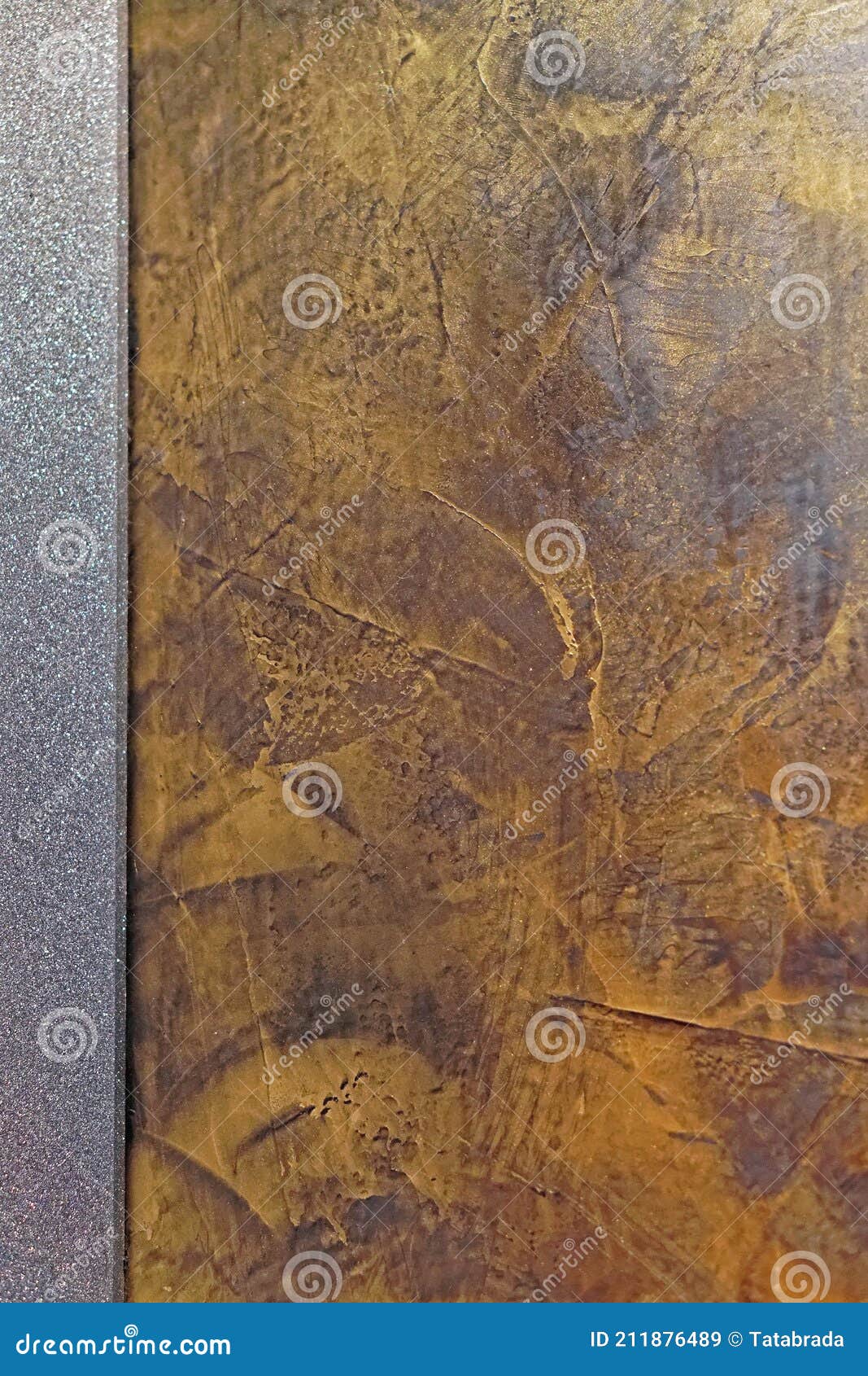 Gold paint wall stock image. Image of decor, paint, style 211876489