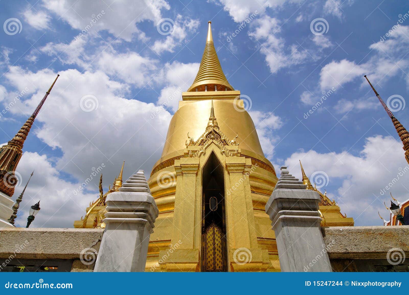 Gold palace in Bangkok stock photo. Image of bangkok 15247244