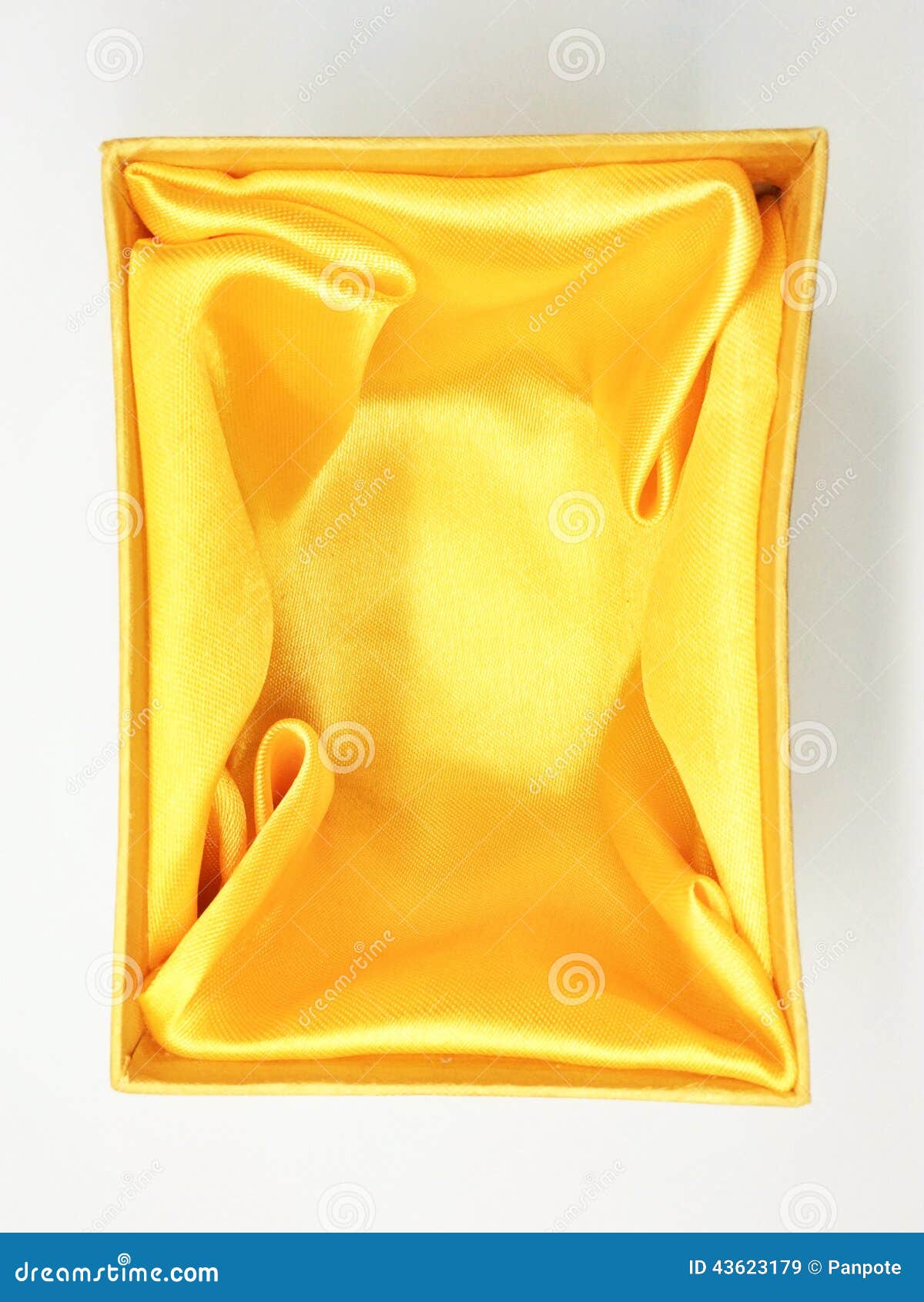 Gold paper box stock image. Image of gold, open, textile 43623179