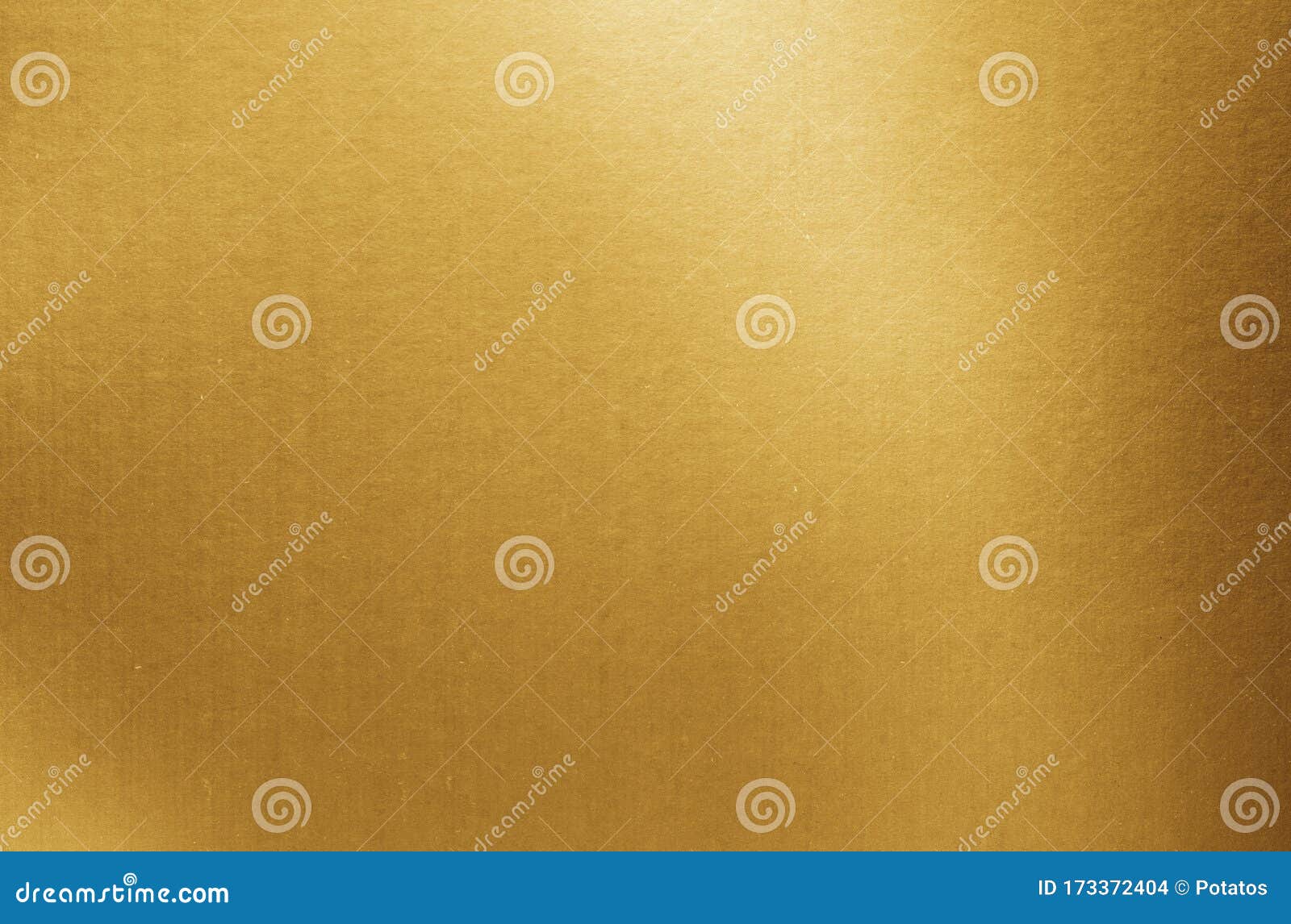 gold paper texture background. golden metallic blank paper sheet surface with light reflection