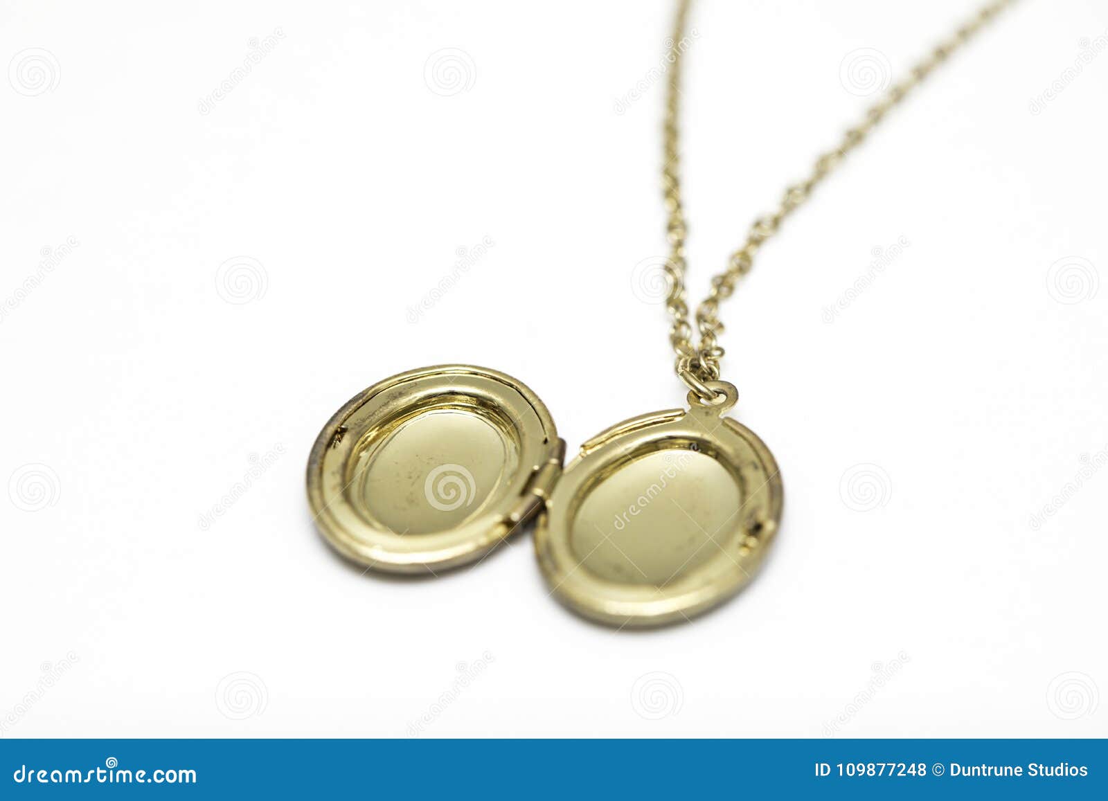 Gold Pendant Locket Necklace Stock Photo - Image of inheritance, name ...