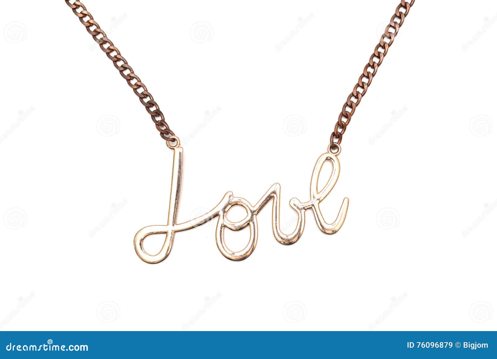 Gold Pendant with Love Word Stock Image Image of shape, holiday 76096879