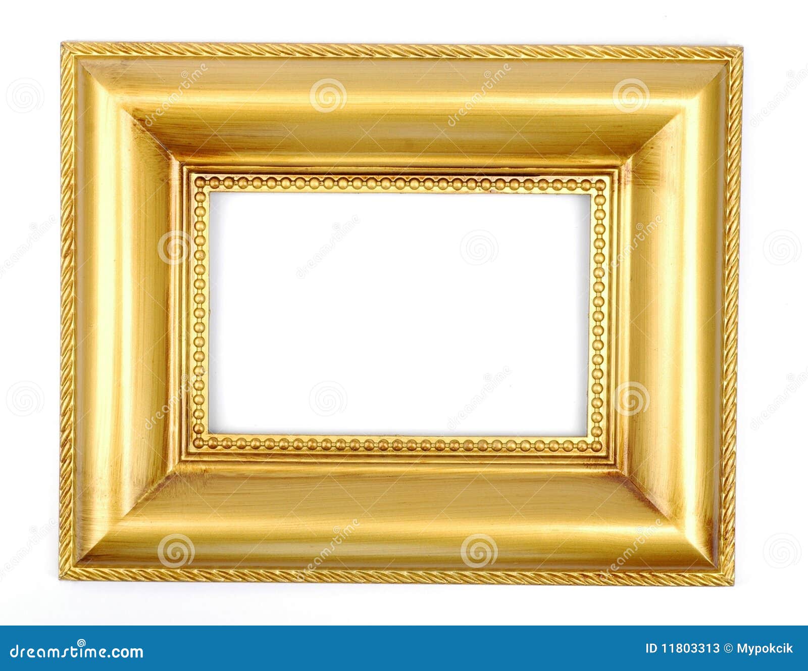 Gold photo frame stock image. Image of gilt, retro, vintage 11803313